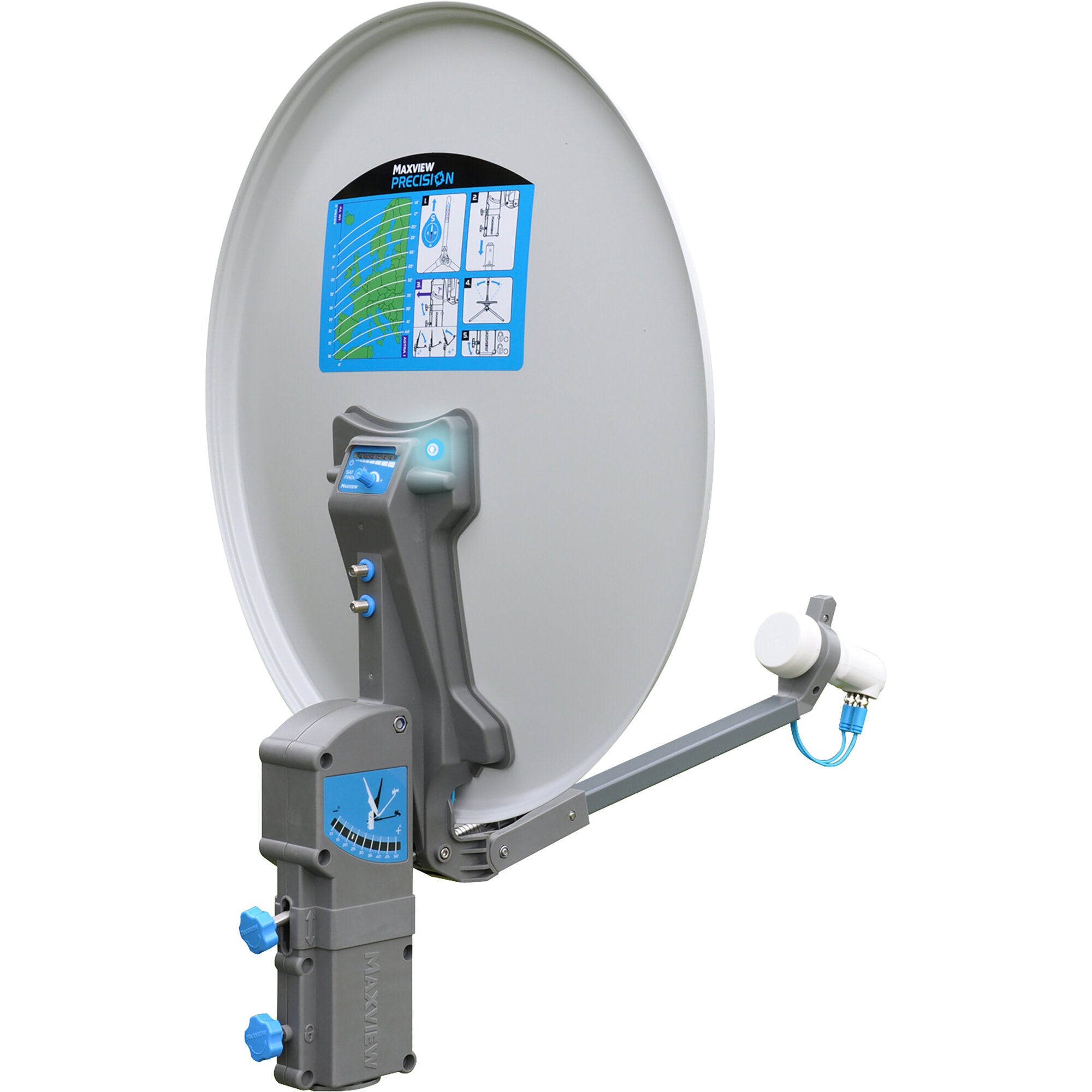 Sat-Anlage Precision-I.D Sat-Kit, Twin, 55 cm