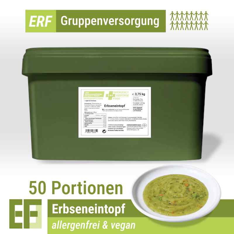 ERFEF Emergency Food ERF Eintoepfe 2 x 25 Portionen - Black Raptor