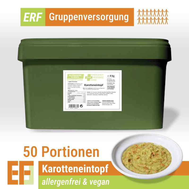 ERFEF Emergency Food ERF Eintoepfe 2 x 25 Portionen - Black Raptor