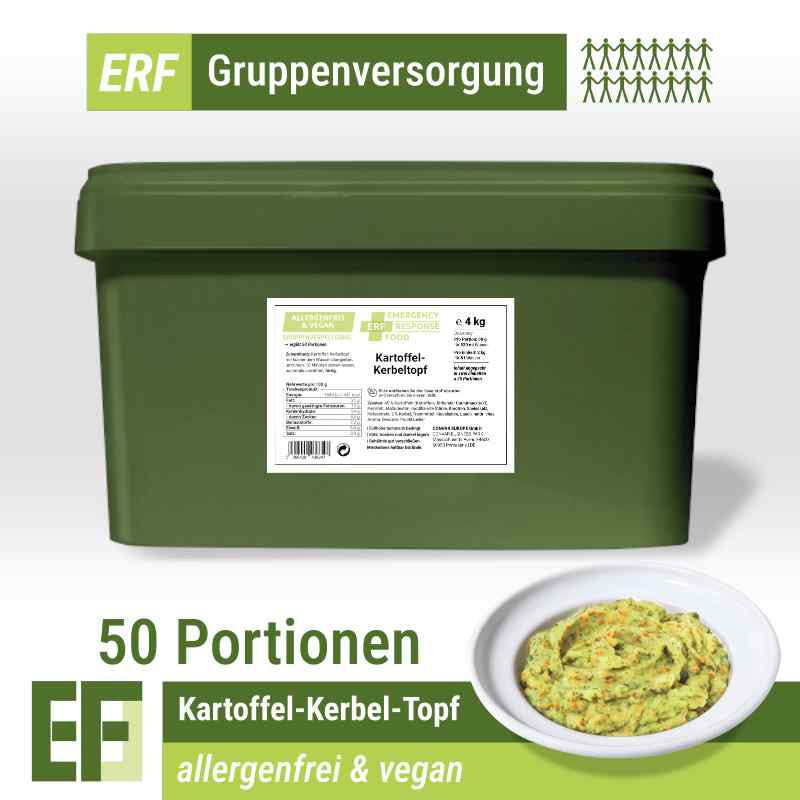 ERFEF Emergency Food ERF Eintoepfe 2 x 25 Portionen - Black Raptor