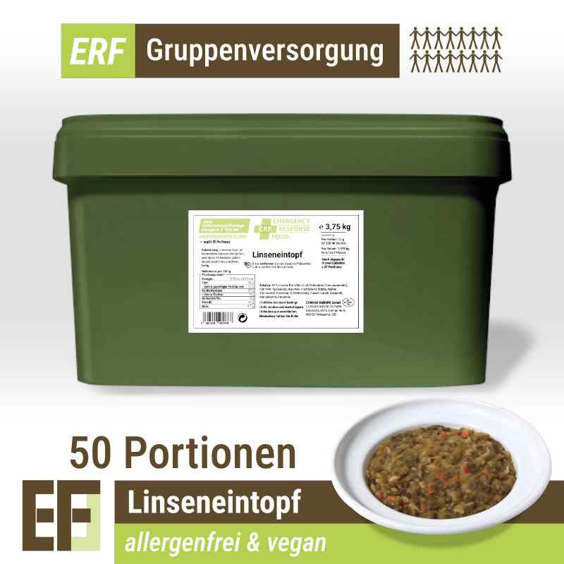 ERFEF Emergency Food ERF Eintoepfe 2 x 25 Portionen - Black Raptor