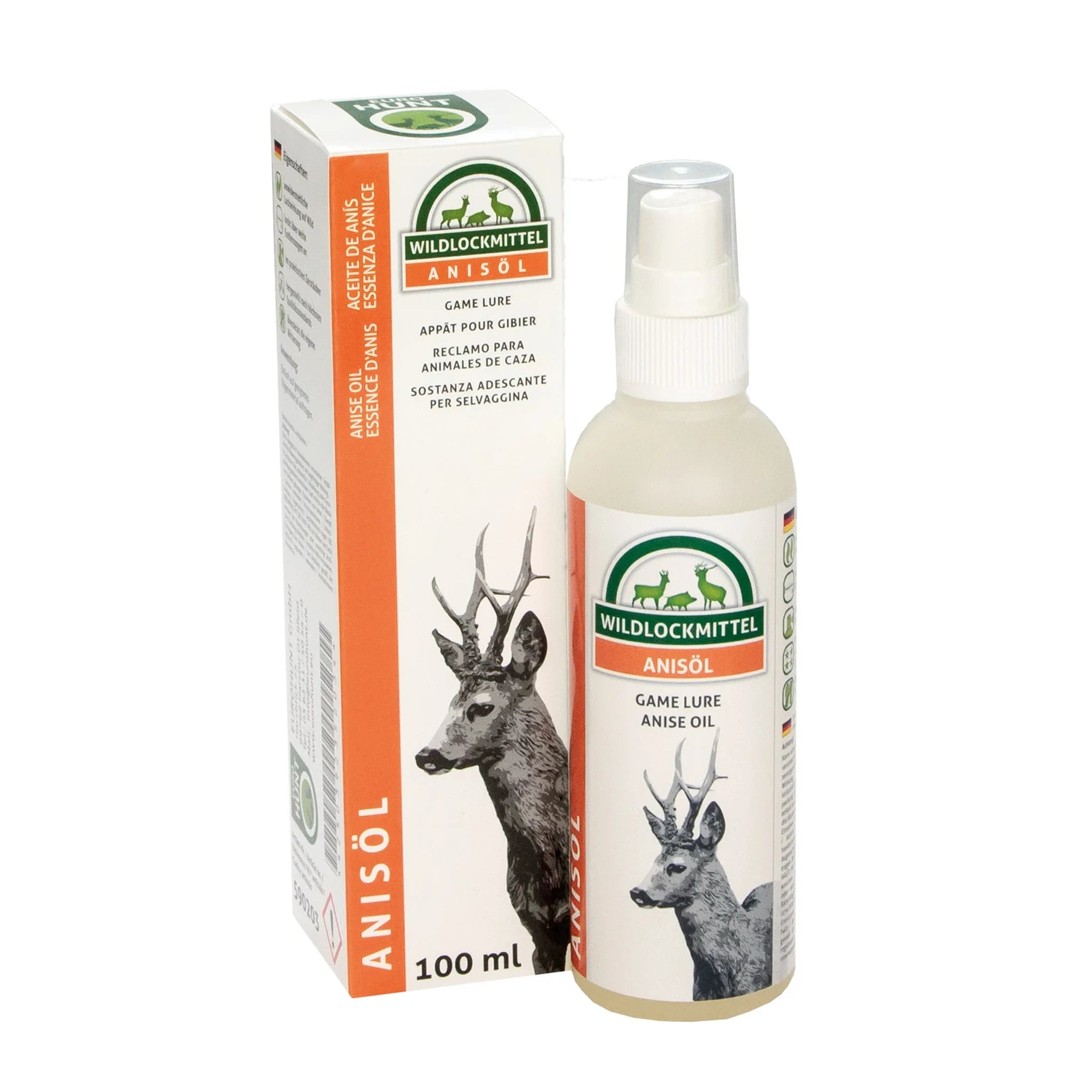 EUROHUNT Wildlockmittel Anisöl 100 ml Pumpspray mit Originalverpackung