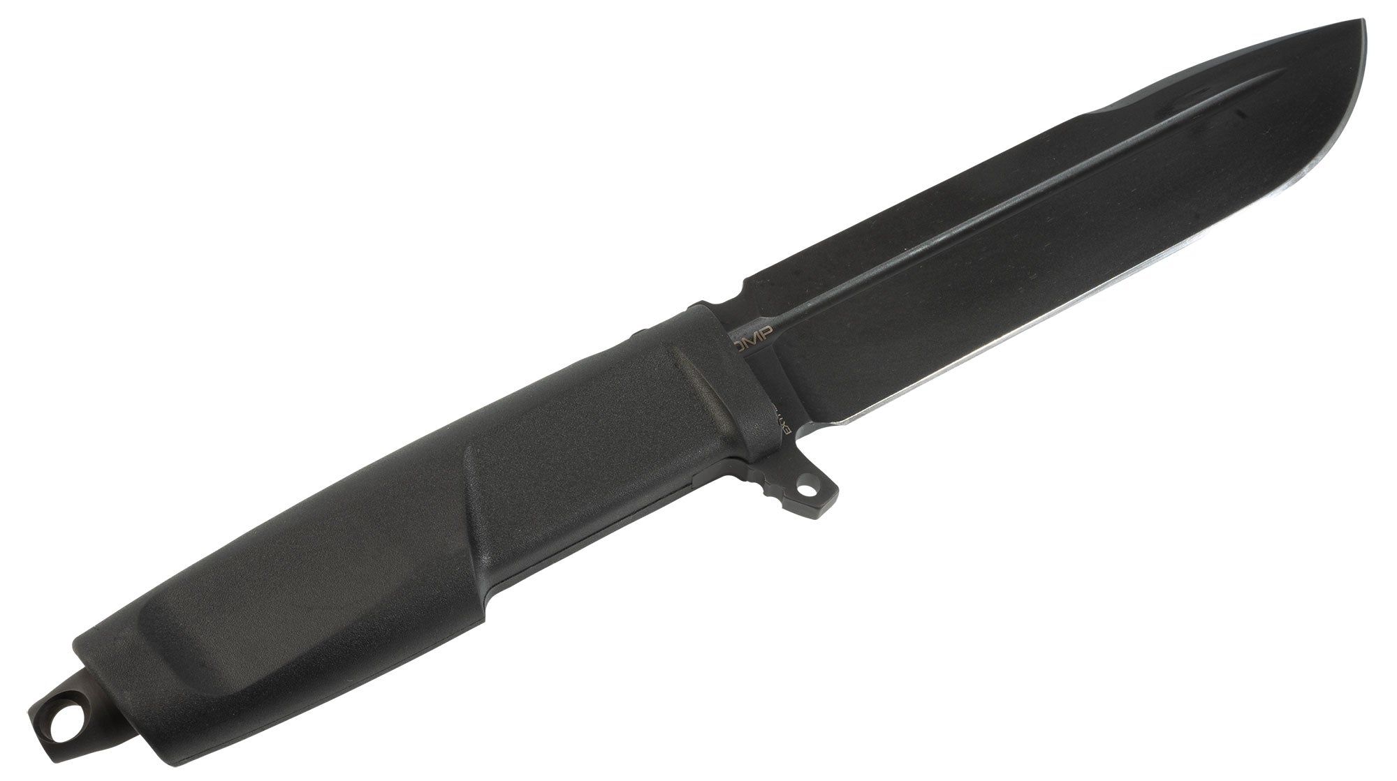 Extrema Ratio DMP Black – Forprene-Griff und Handschutz