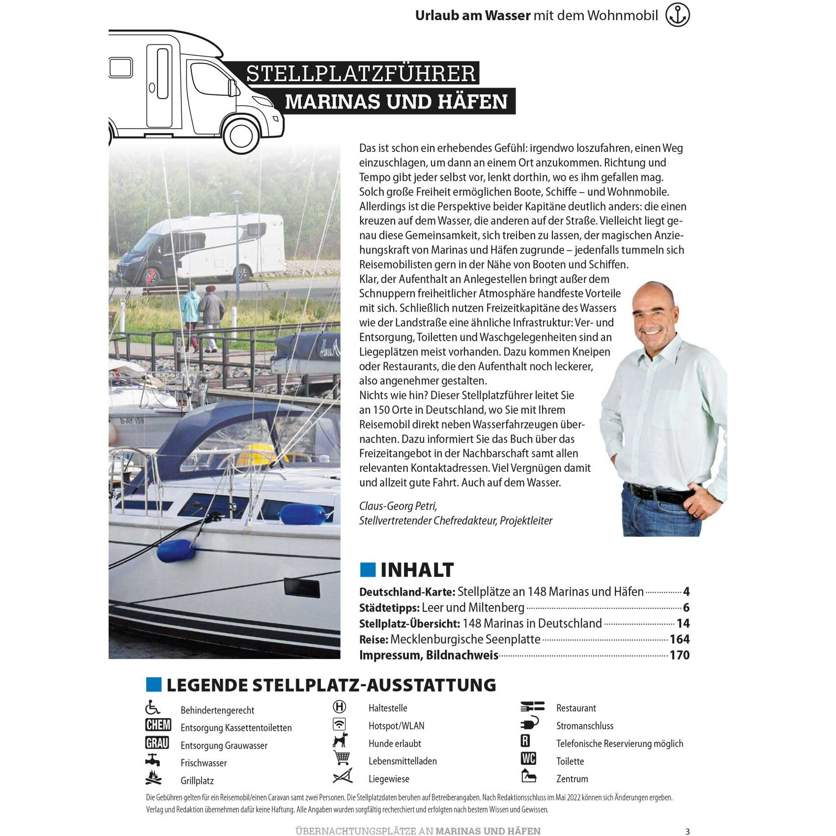 Stellplatzführer Marinas & Häfen
