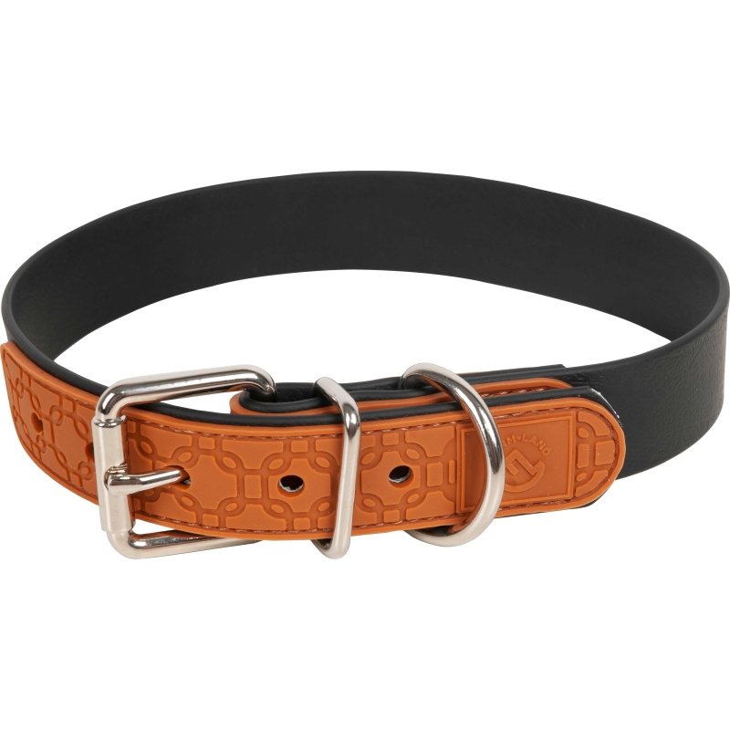 Farm-Land Halsband wasserfest Schwarz/Braun