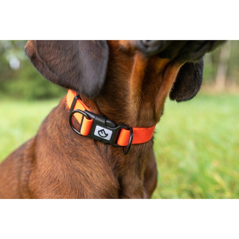 Farm-Land Halsband Verstellbar Signalorange – Detailansicht