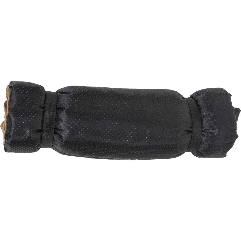 Farm-Land Outdoor Hundedecke Velours Oliv – eingerollt mit Schlaufen