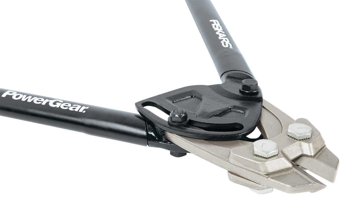 Fiskars PowerGear Bolzenschneider 61 cm – Schneidkopf