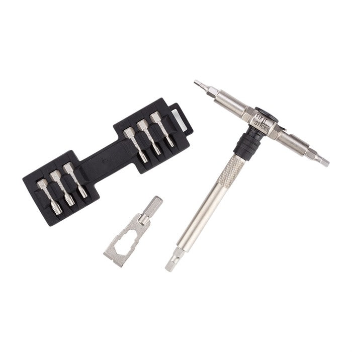 Fix It Sticks Kompakter verriegelbarer Ratschen‑Innensechskant‑Antrieb mit 15 Bits und Halterung Produktbild 2