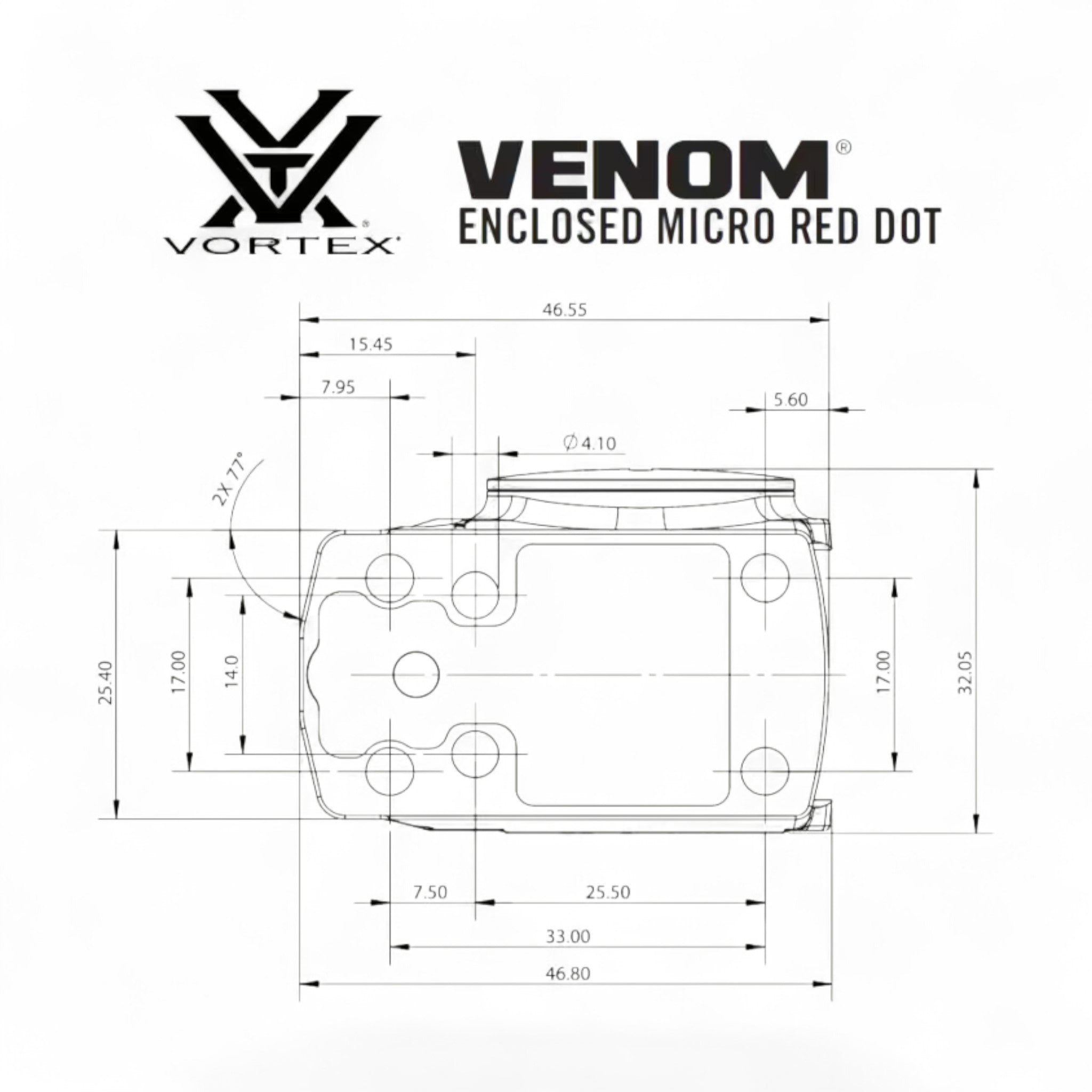 Vortex Micro Red Dot Venom Enclosed 3 MOA