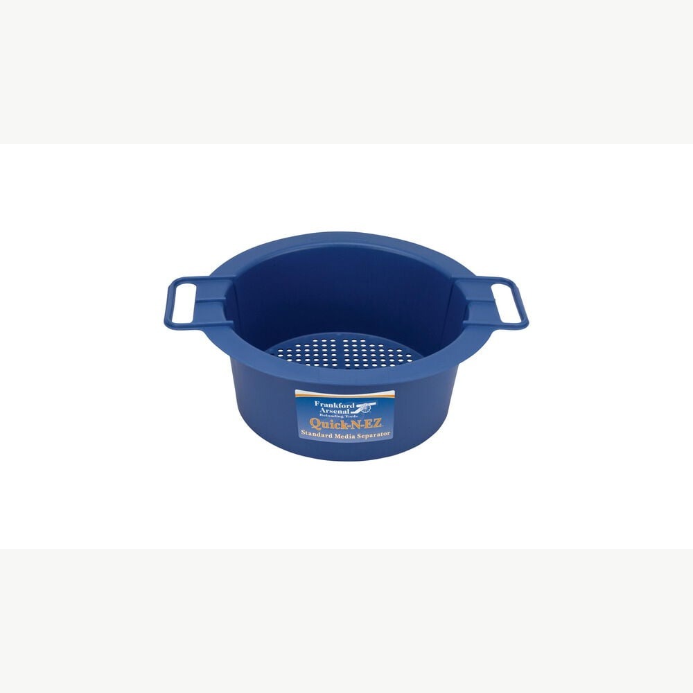 Frankford Arsenal Quick-n-EZ Standard Media Separator 121925 – Draufsicht auf perforierten Boden und hohe Seitenwand