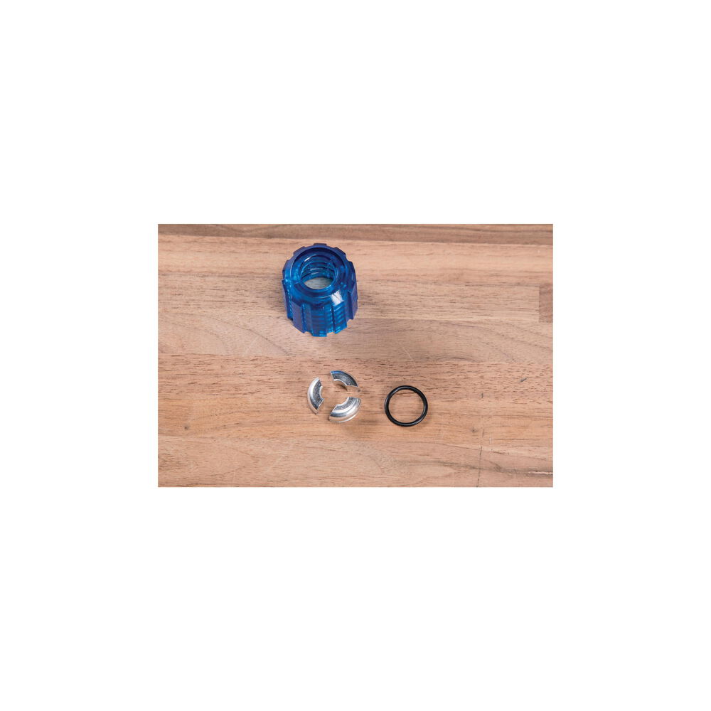 Spannzange, O-Ring und Verschlusskappe des Frankford Arsenal 836017 Quick-n-EZ Geschossziehers