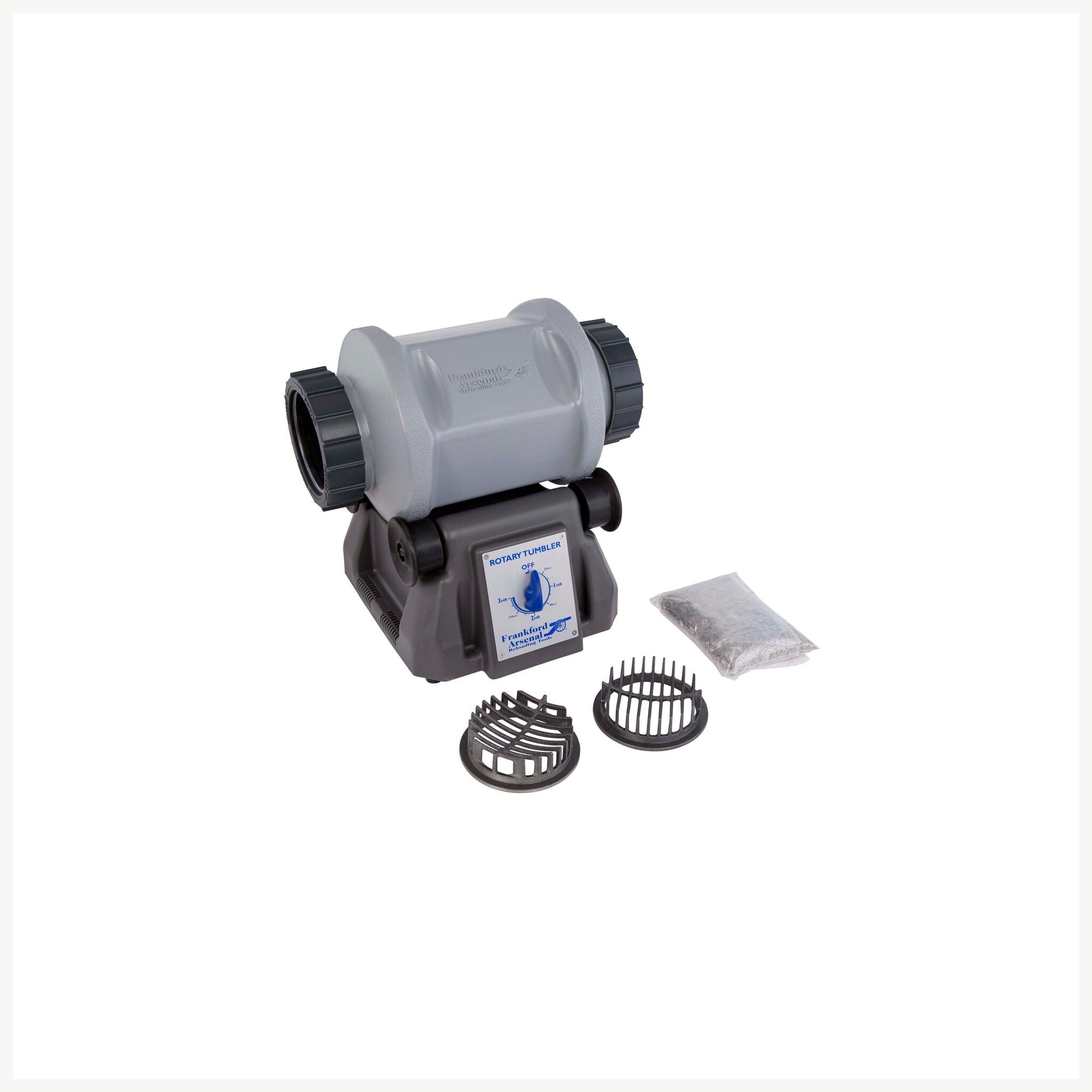 Frankford Arsenal Platinum Series Rotary Tumbler 7 L mit Siebeinsätzen und Edelstahlpins