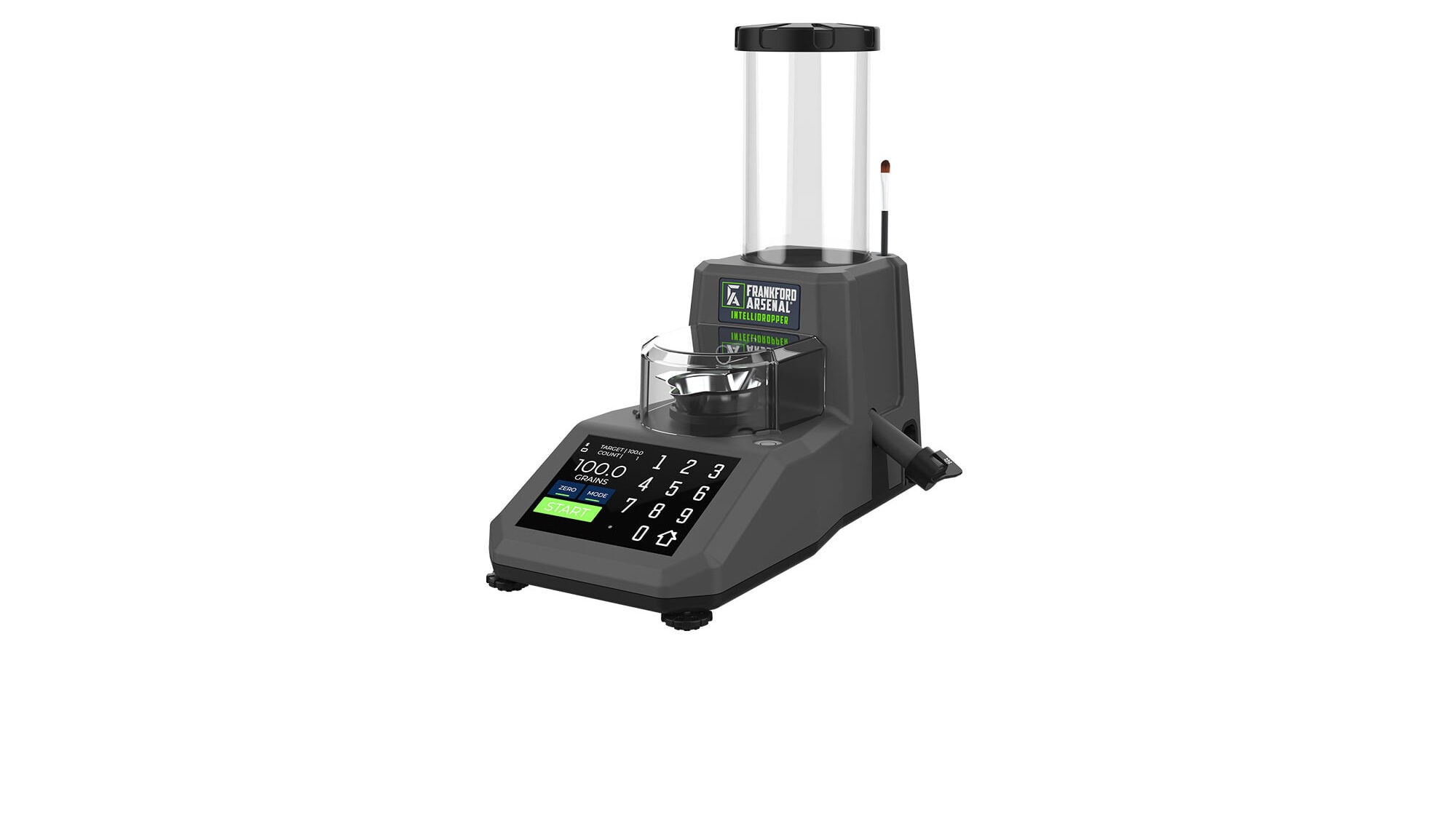 Frankford Arsenal Intellidropper 2.0 Pulverdosierer – Vorderansicht