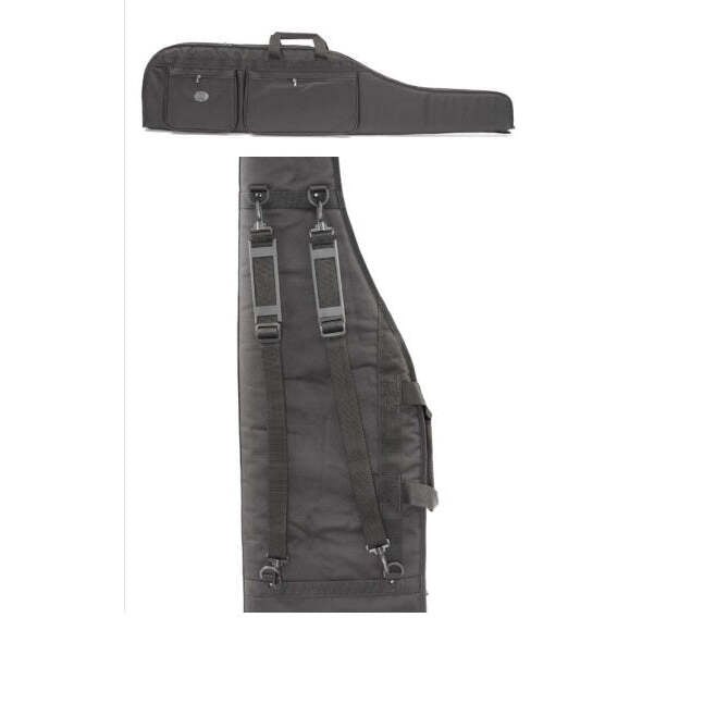 Franzen Einzelfutteral XXL 130 cm in Schwarz mit Seitentaschen