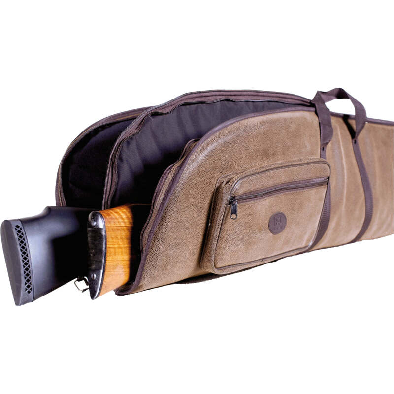 Franzen Doppelfutteral Africa 130 cm in Braun mit Seitentasche