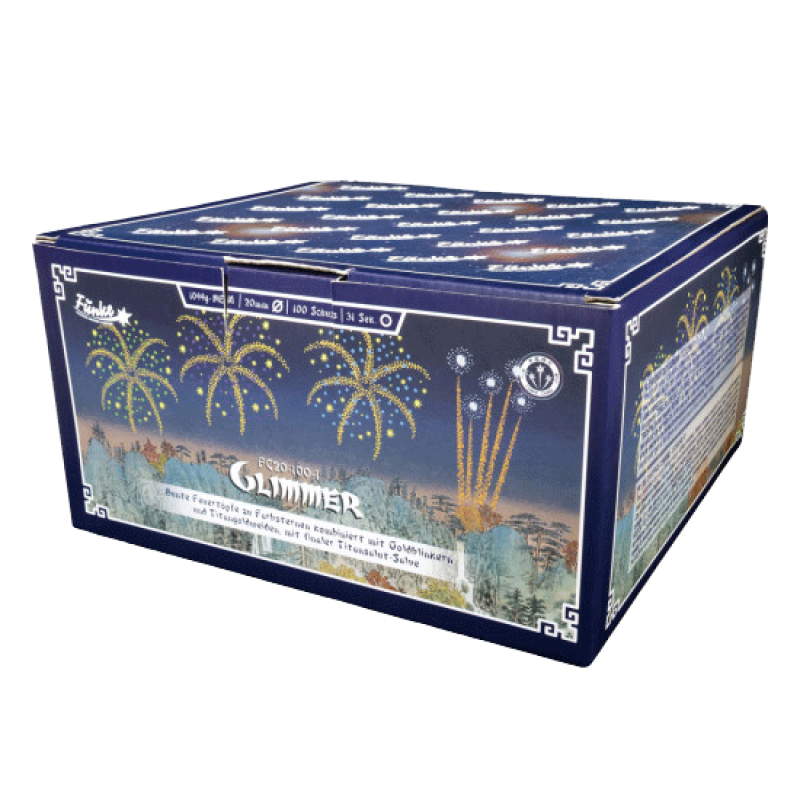 Funke Glimmer 100-Schuss Verbundfeuerwerk