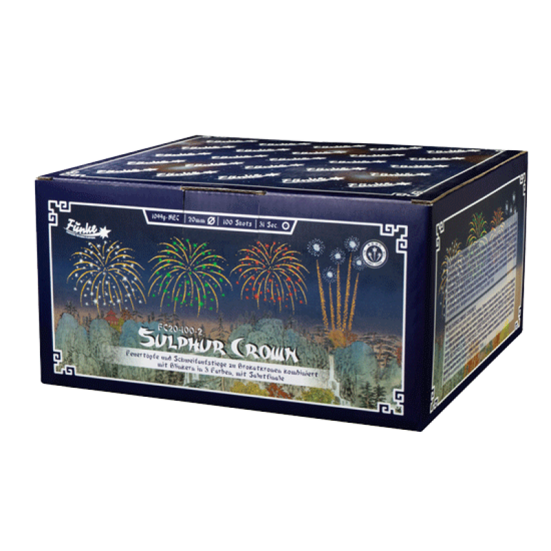Funke Sulphur Crown 100-Schuss Verbundfeuerwerk