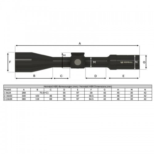 Heimdall Zielfernrohr H8Xi 2-16x50 - Produktbild 5