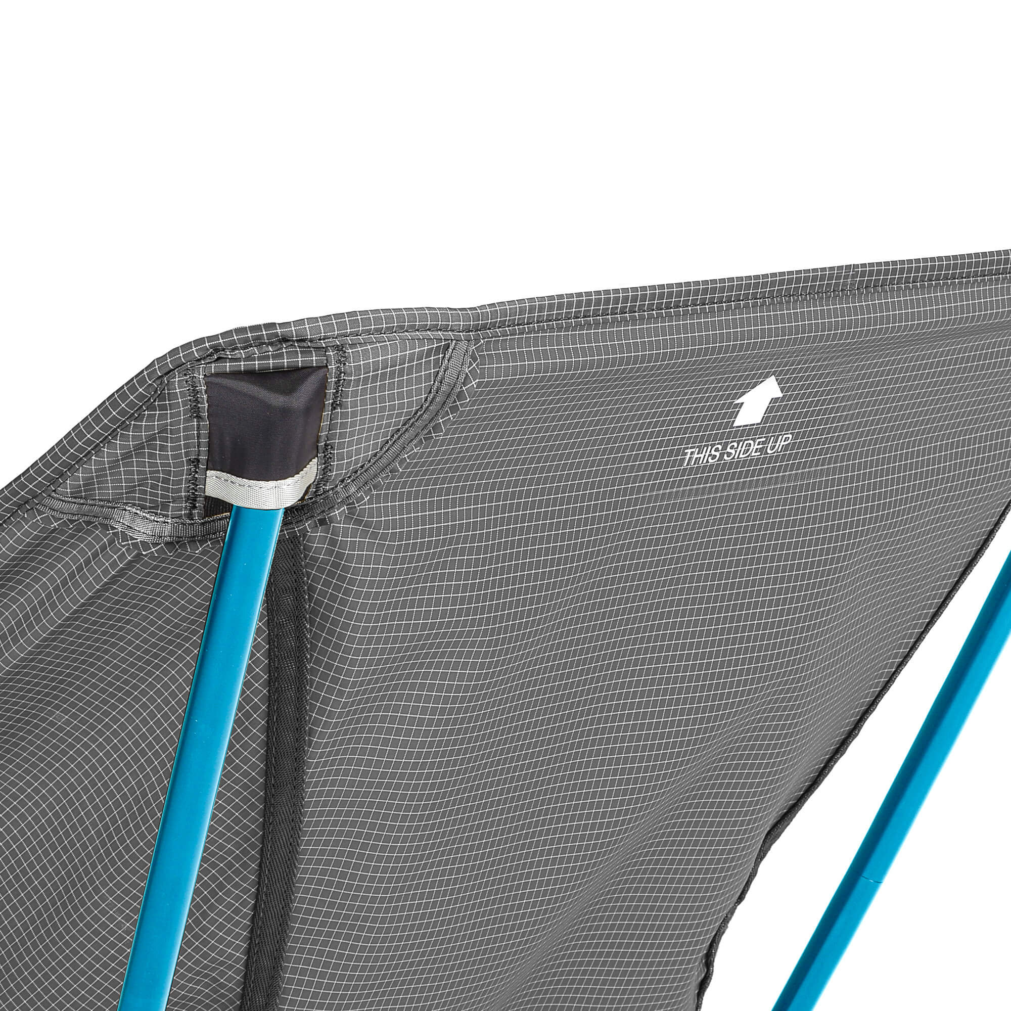 Helinox Chair Zero L Campingstuhl Schwarz – Detailansicht