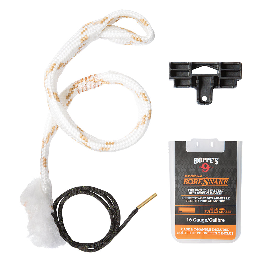 Hoppe's BoreSnake Den 24034D Set für 16-Gauge-Flinten mit Reinigungsschnur und Box