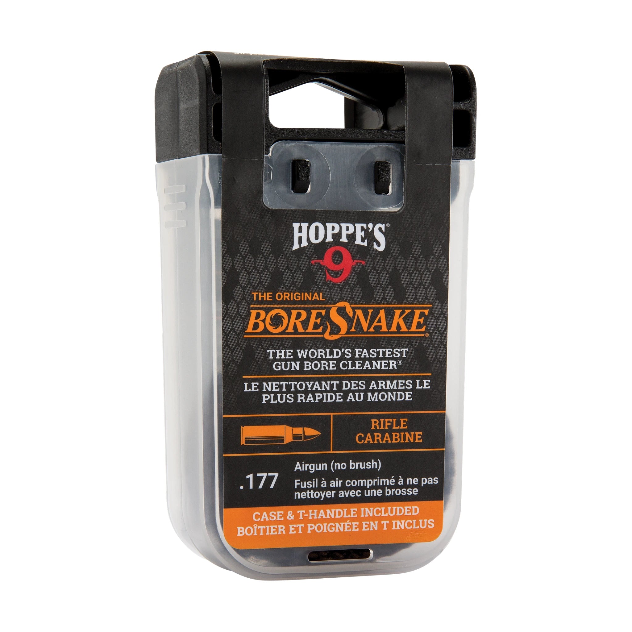 Hoppe’s BoreSnake Original Den .177 für Luftgewehre ohne Bürste in der Verpackung