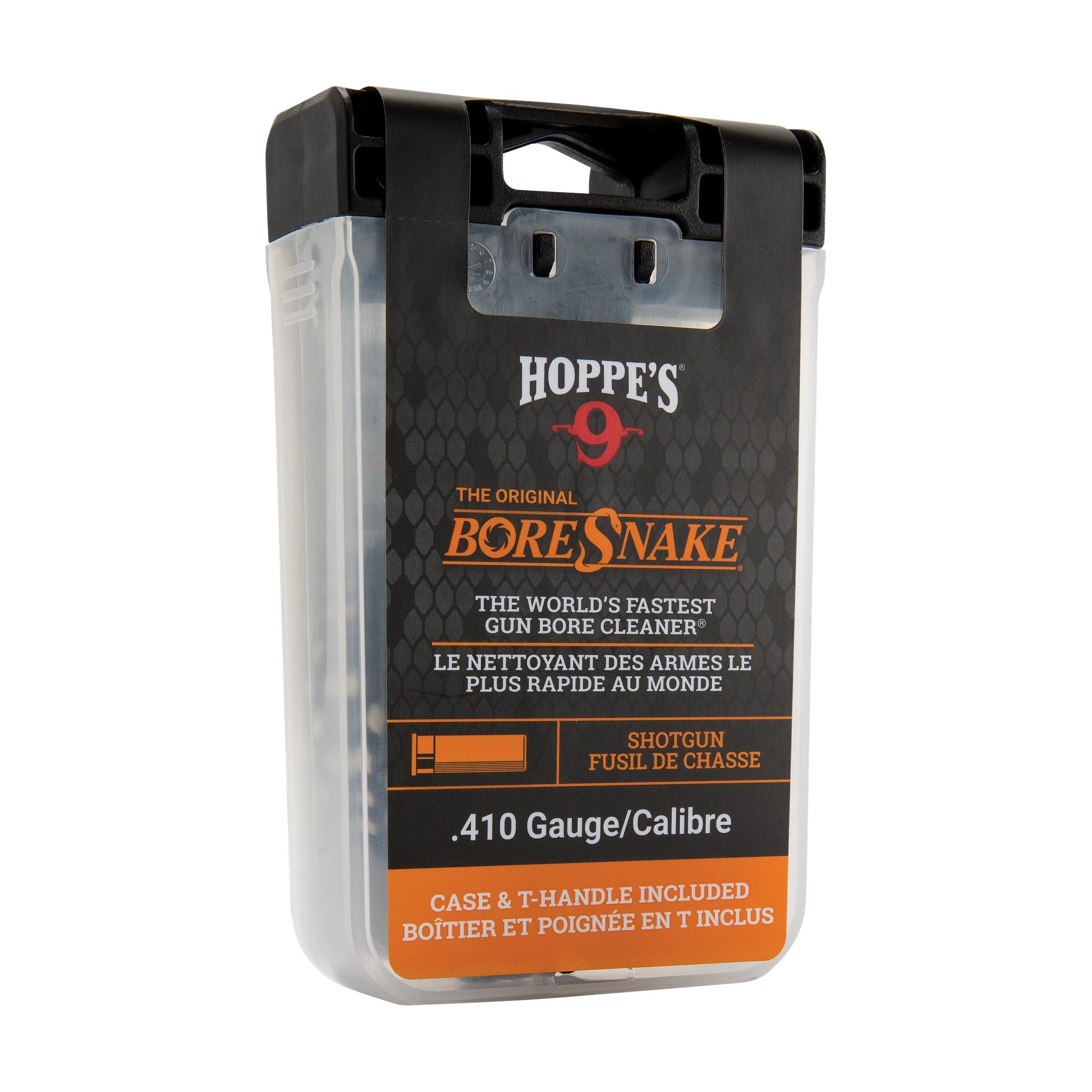 Hoppe’s BoreSnake Original Den .410 Gauge für Flinten in der Verpackung mit Box und Griff