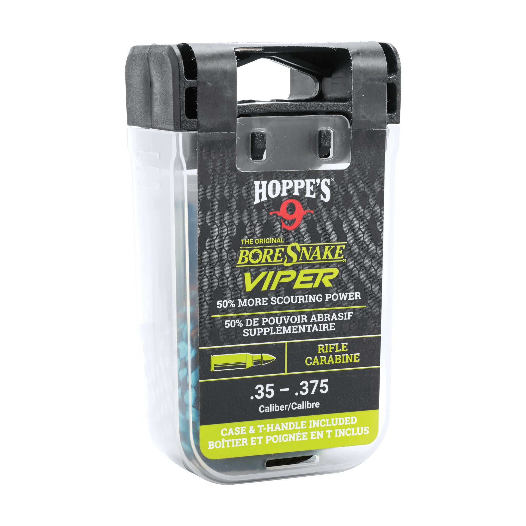 Hoppe’s BoreSnake Viper Den .35–.375 für Gewehre in der Verpackung mit Box und T-Griff