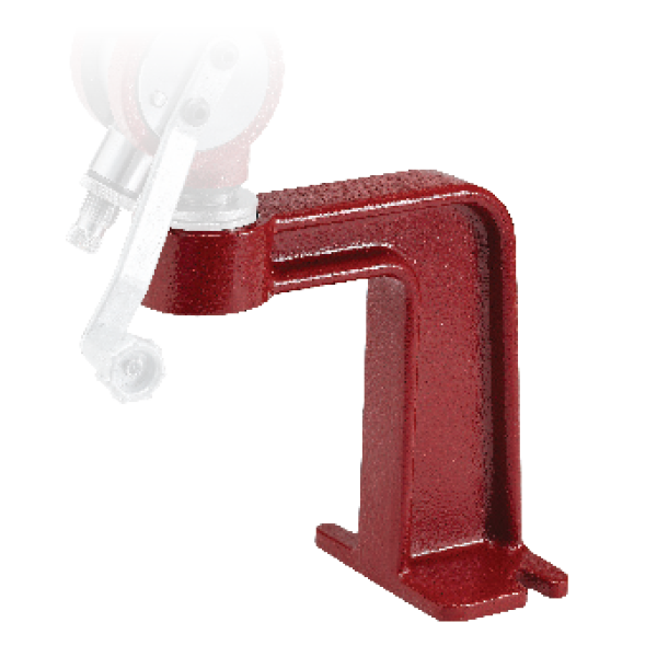 HORNADY Lock-N-Load Fast Load Pulverdosierständer 050008 in Rot mit montiertem Pulverdosierer