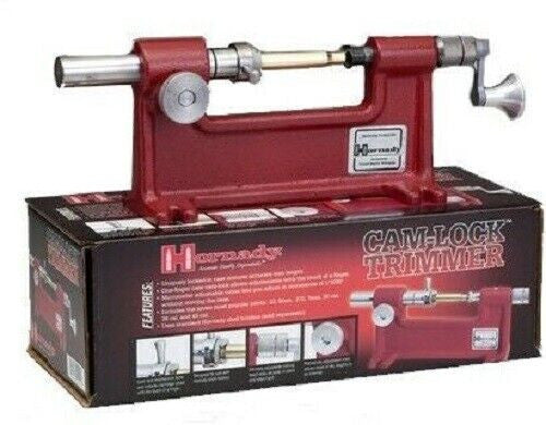 Hornady Cam-Lock Hülsentrimmer 050140 mit Handkurbel und sieben Führungsdornen