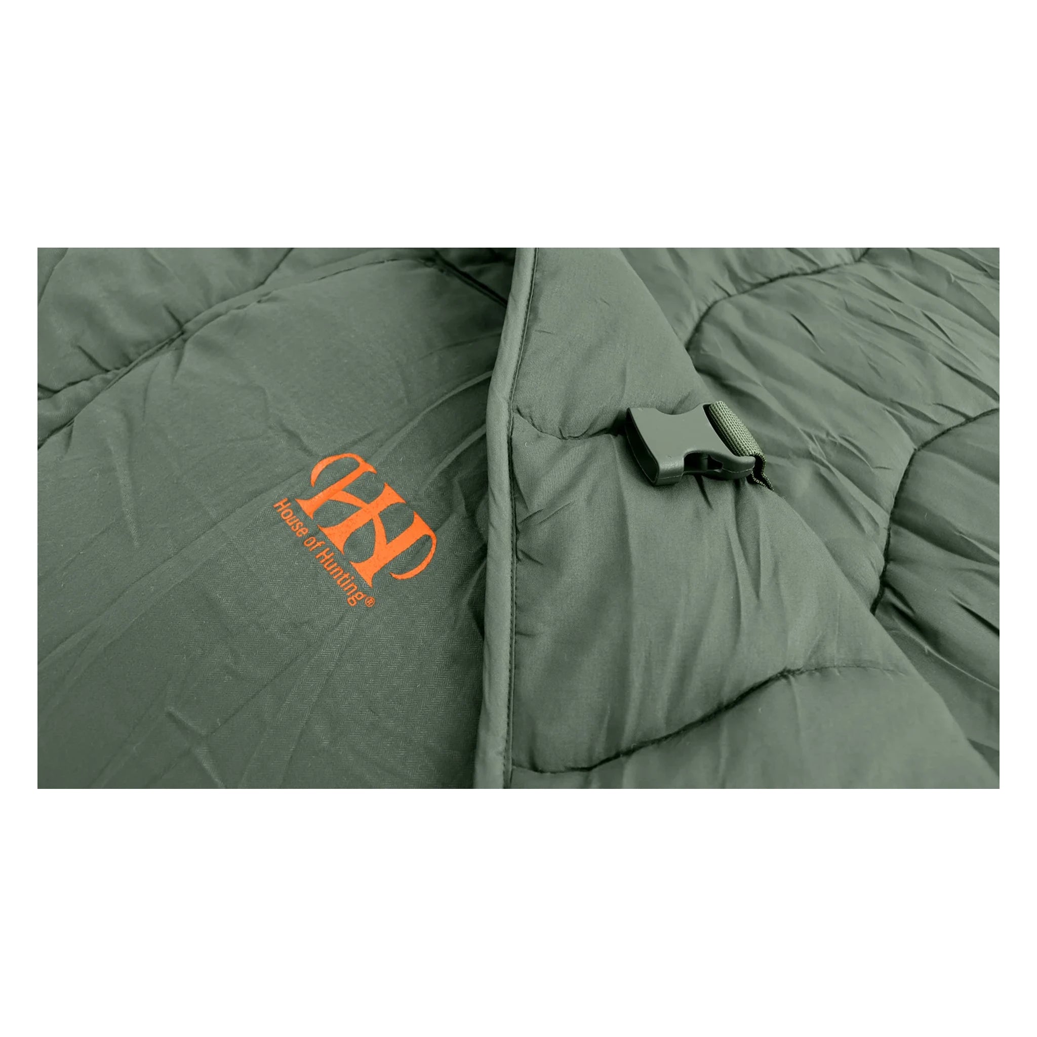 House of Hunting Thermo-Ansitzsack Detail Muff und Verschluss