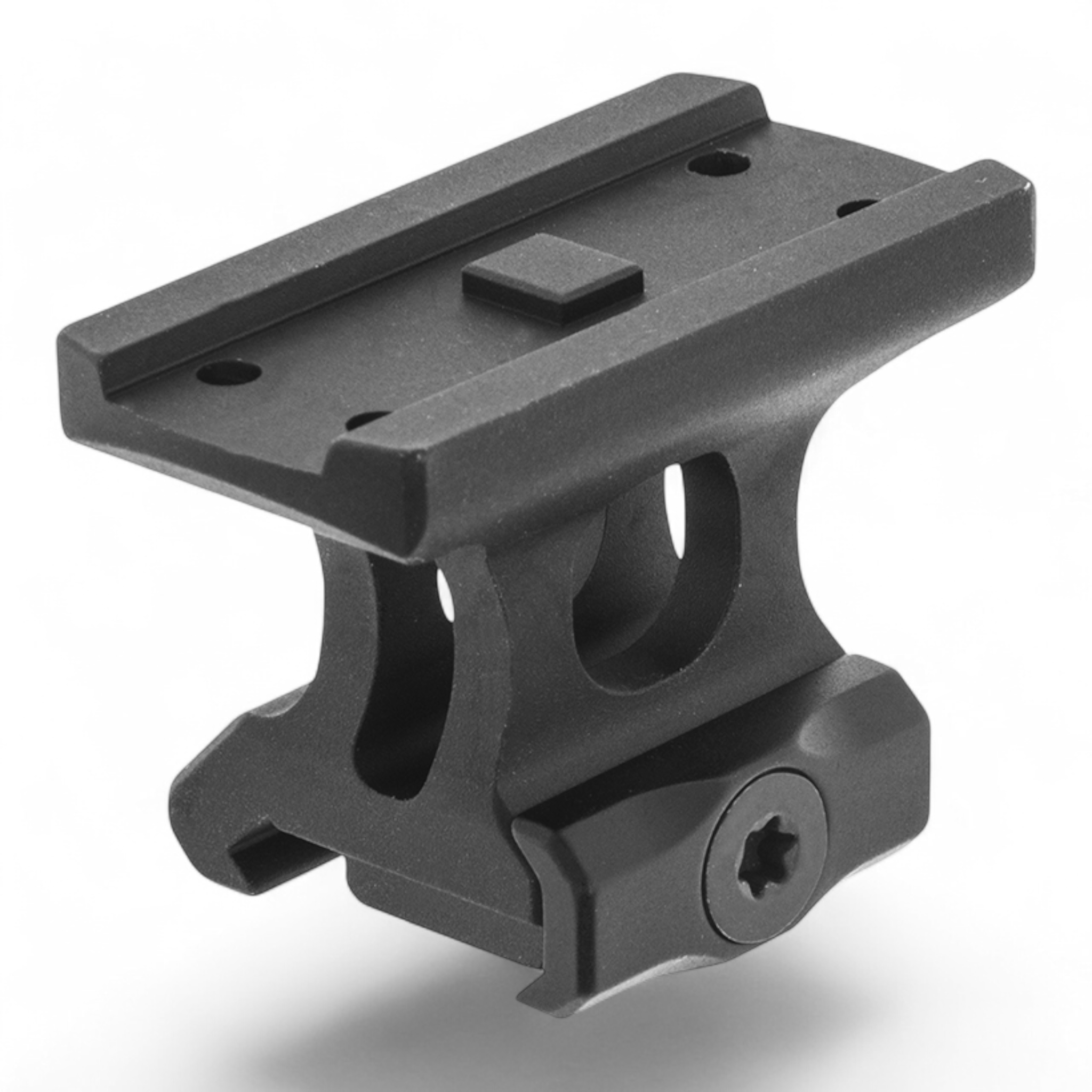 Schwarze UTG Absolute Co-Witness Montage aus 6061-T6 Aluminium mit 3 Slots, Schraubverschluss, kompakte Aimpoint Micro.
