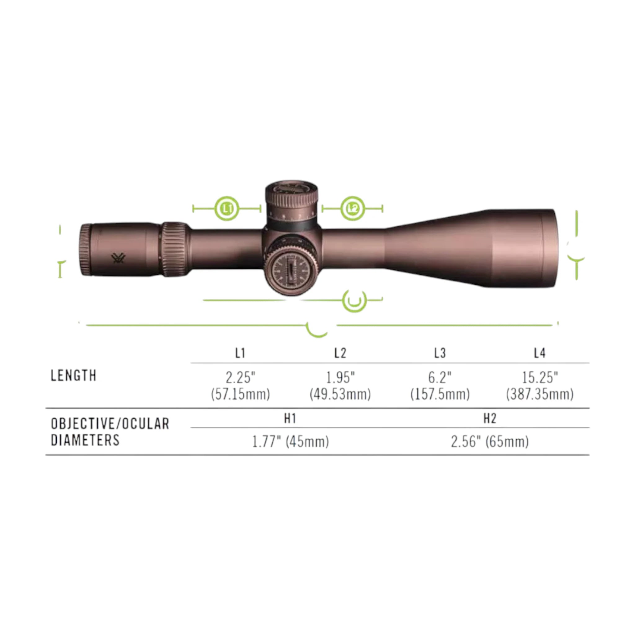 Vortex Razor HD Gen III 6-36x56 FFP MOA