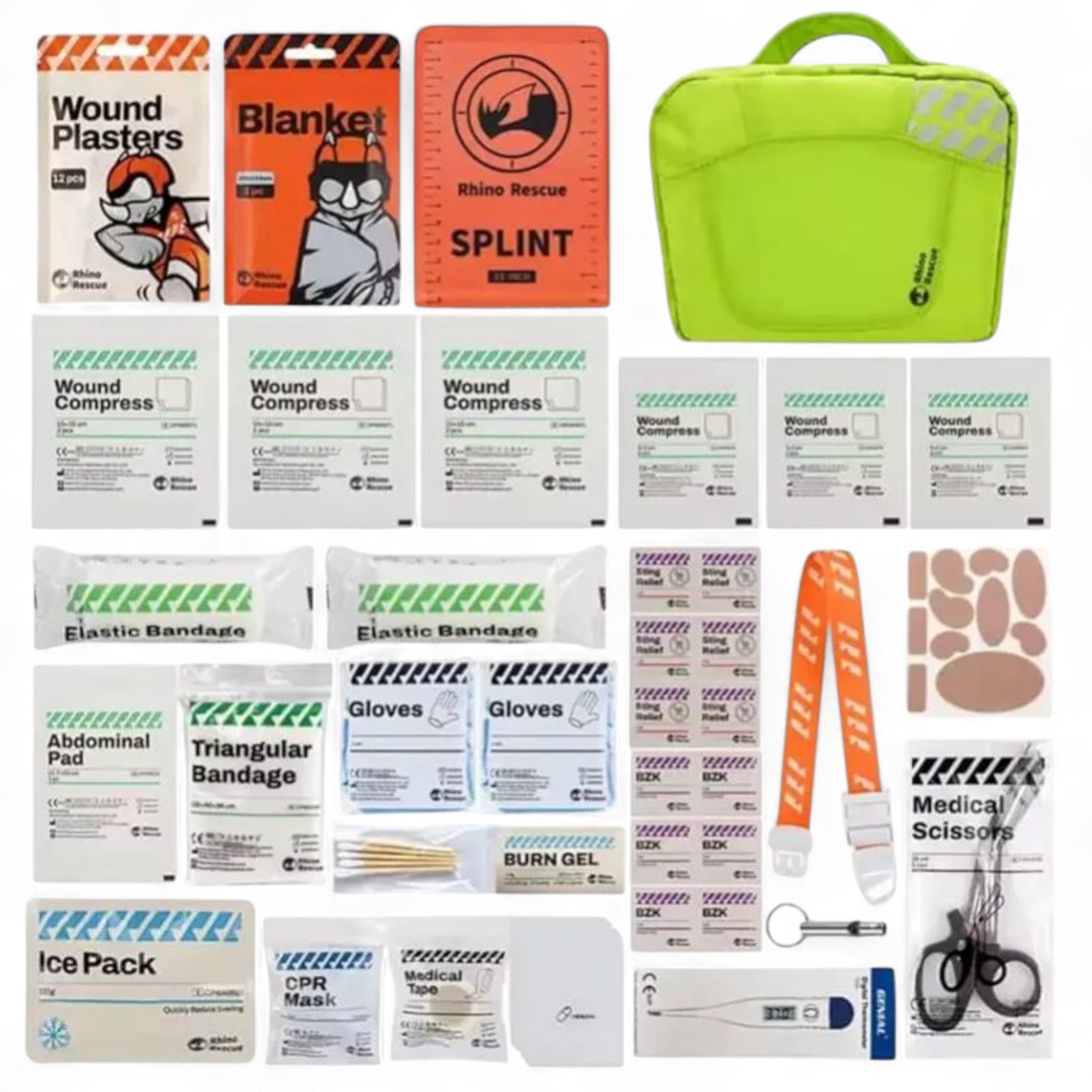 Rhino RescueRhino Rescue Outdoor Primary First Aid Plus Outdoor Erste - Hilfe - Set - Black Raptor