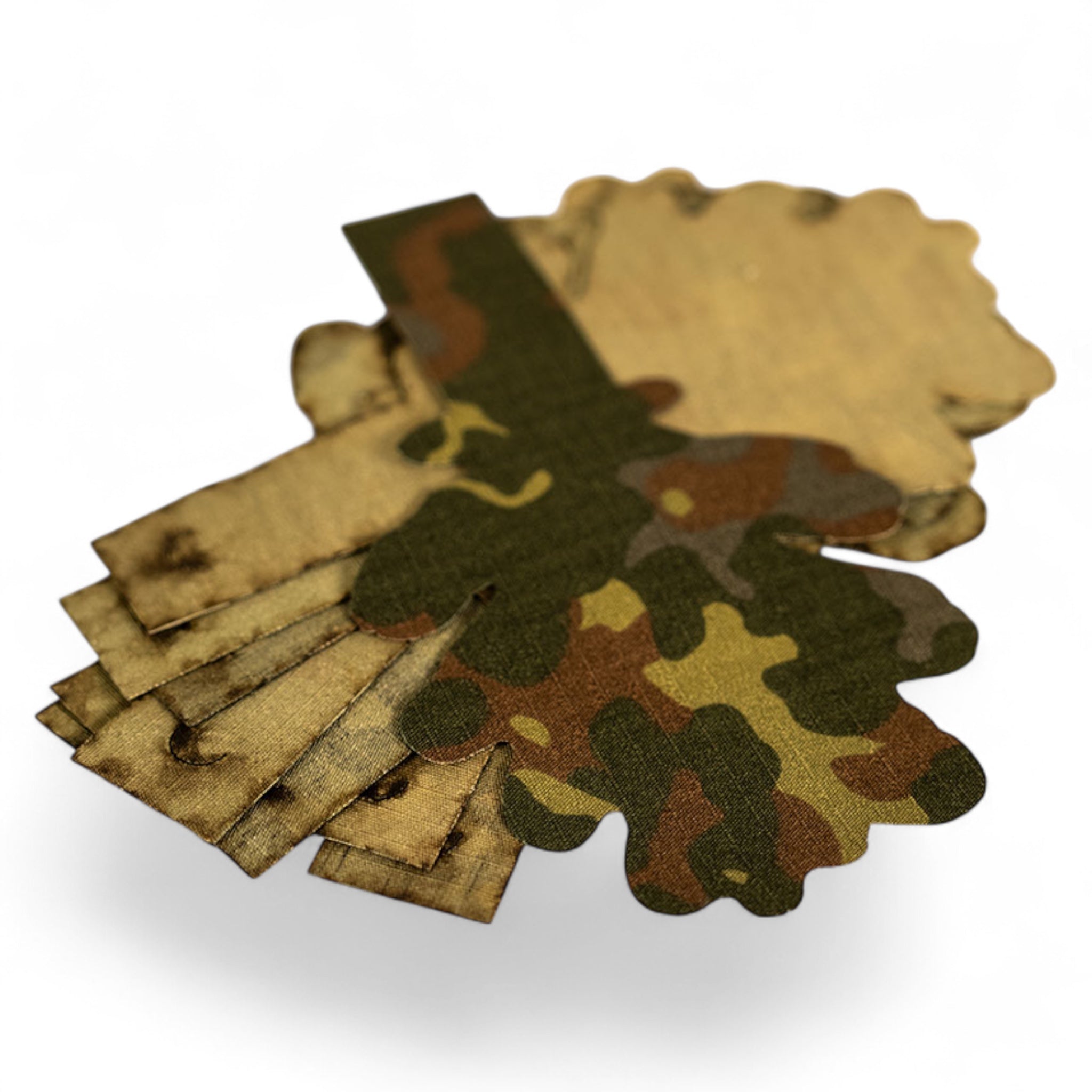German Tactical Systems Camo Leaf Lasercut 12pcs
