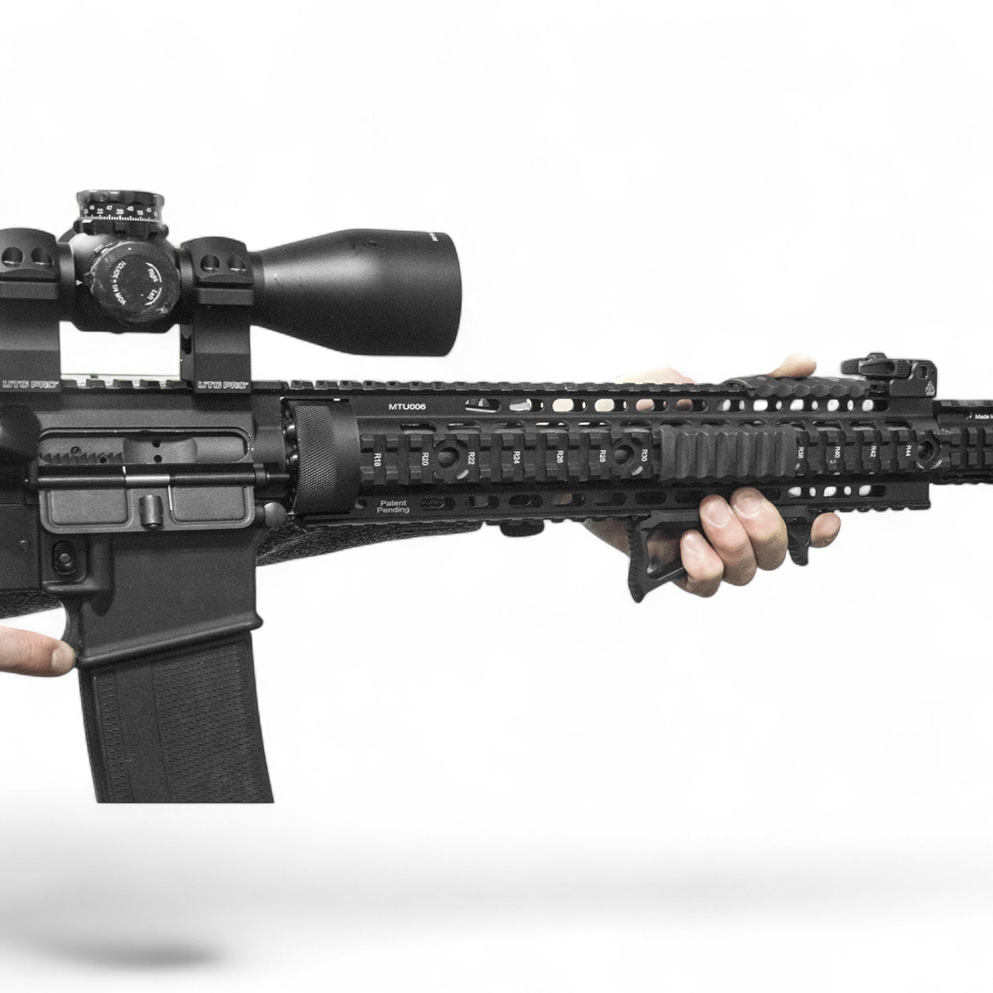 UTGUTG Ultra Slim Angled Foregrip - Black Raptor