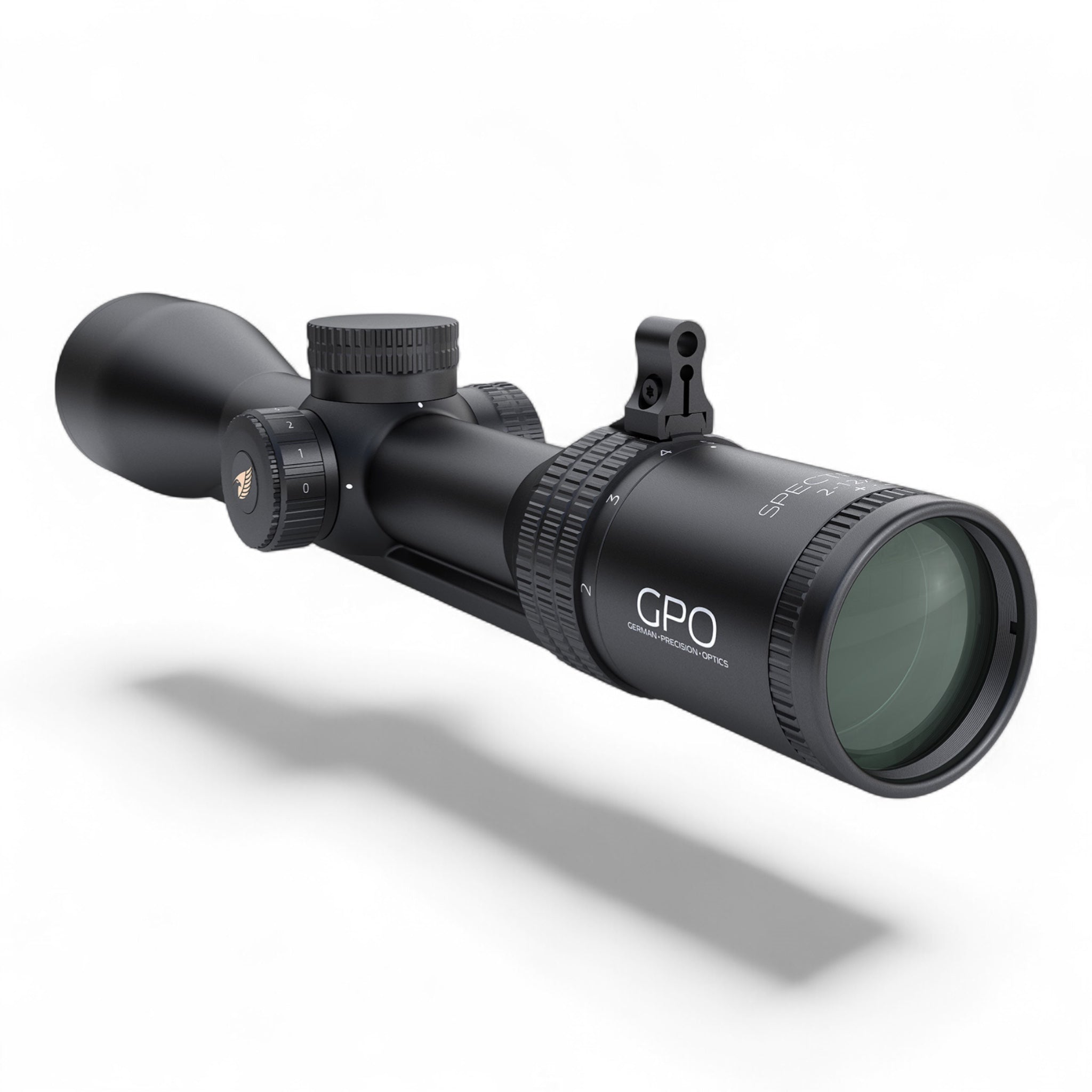 GPOGPO Spectra 6x 2 - 12x50i Zielfernrohr mit Schiene - Black Raptor