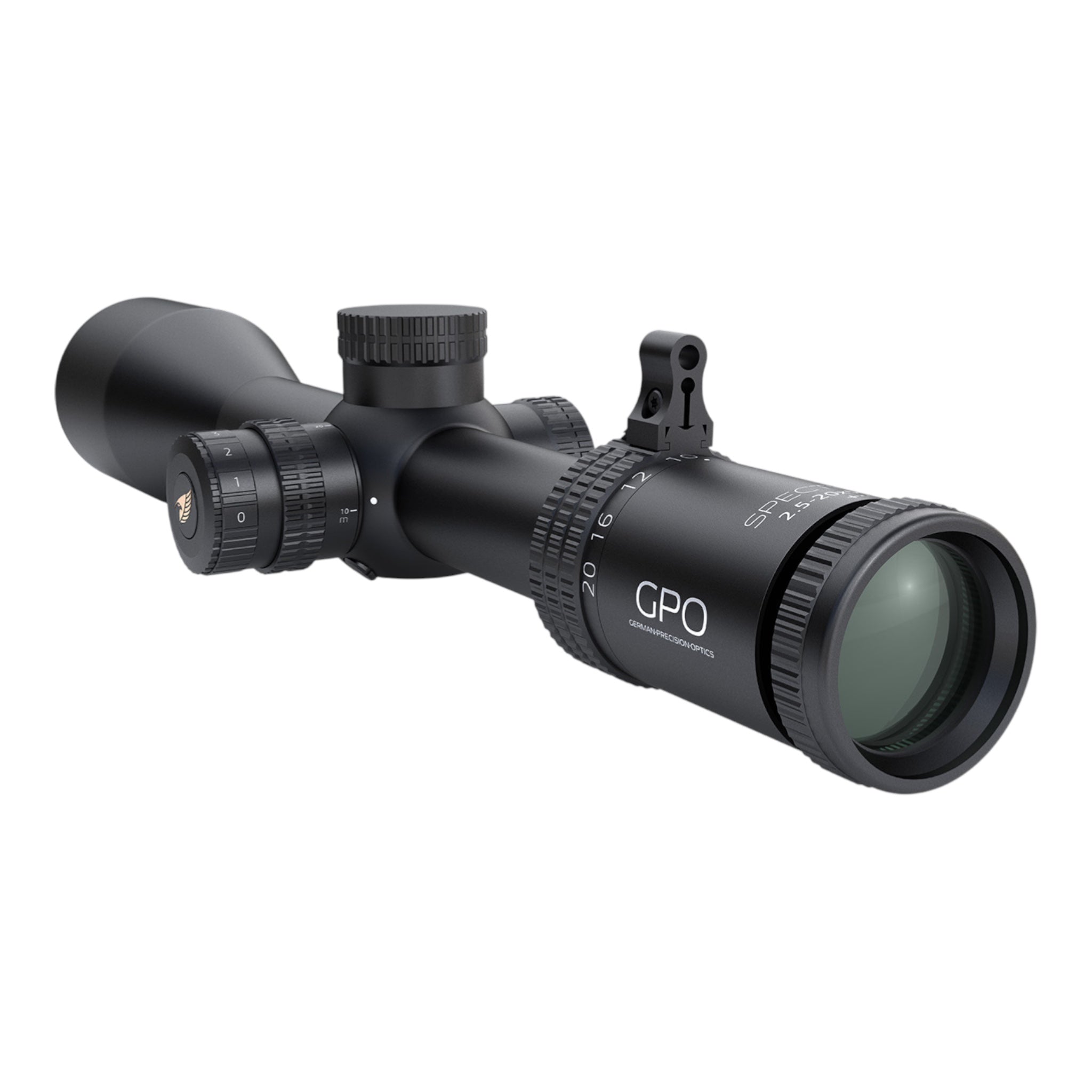 GPOGPO Spectra 8x 2,5 - 20x50i G4i Zielfernrohr - Black Raptor