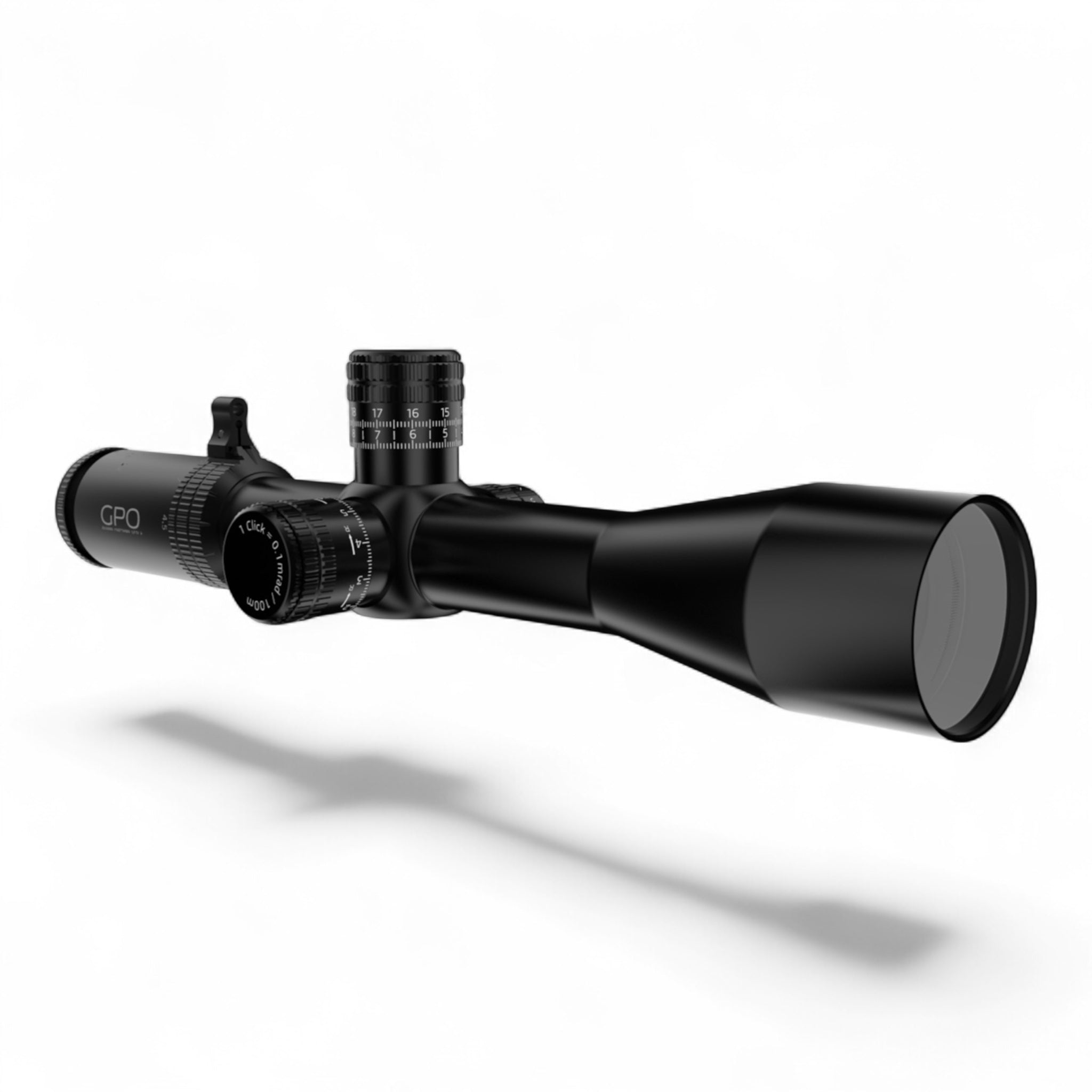 GPOGPO Spectra 6x 4,5 - 27x50i PLRi FFP CCW Zielfernrohr - Black Raptor
