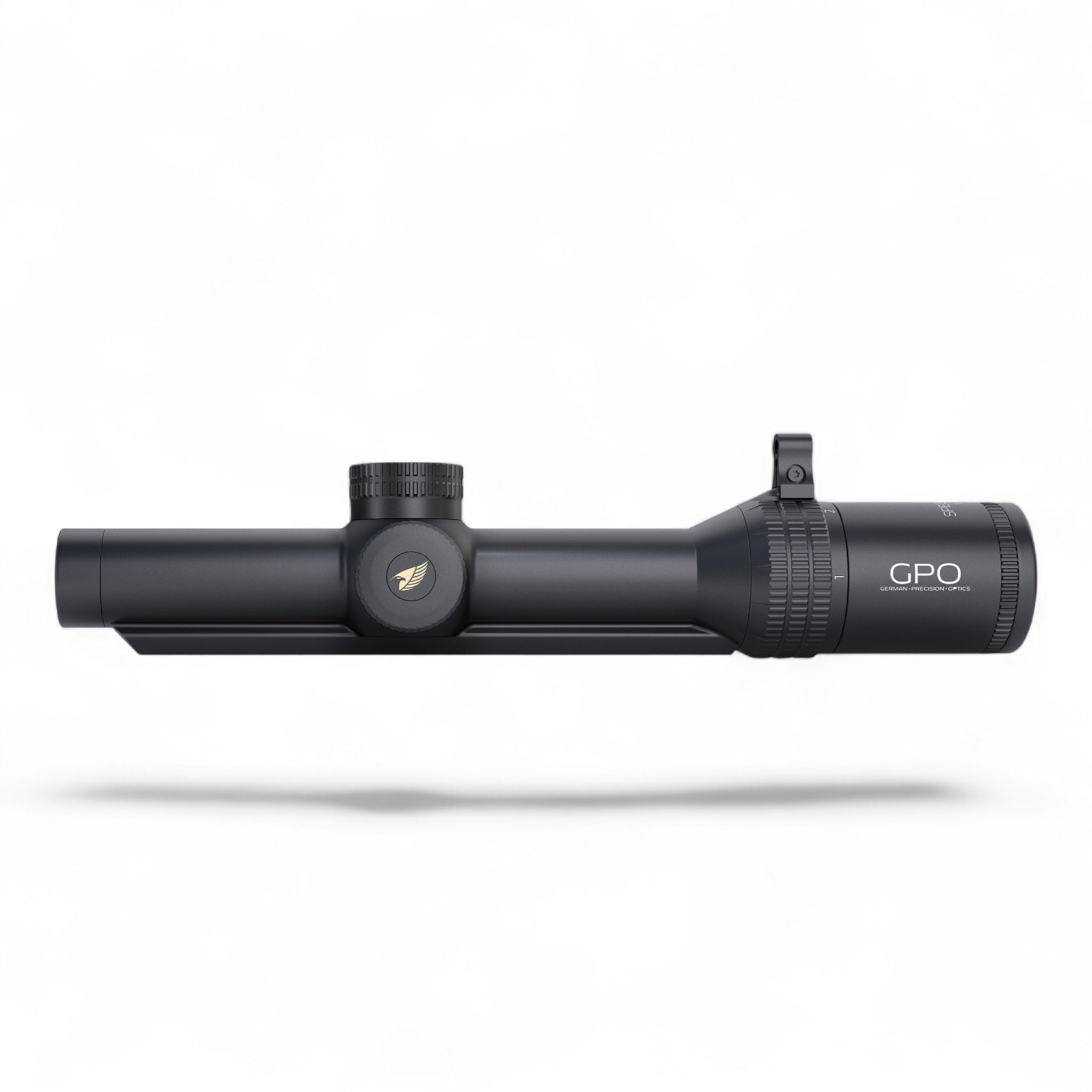 GPOGPO Spectra 6x 1 - 6x24i Zielfernrohr mit Schiene - Black Raptor