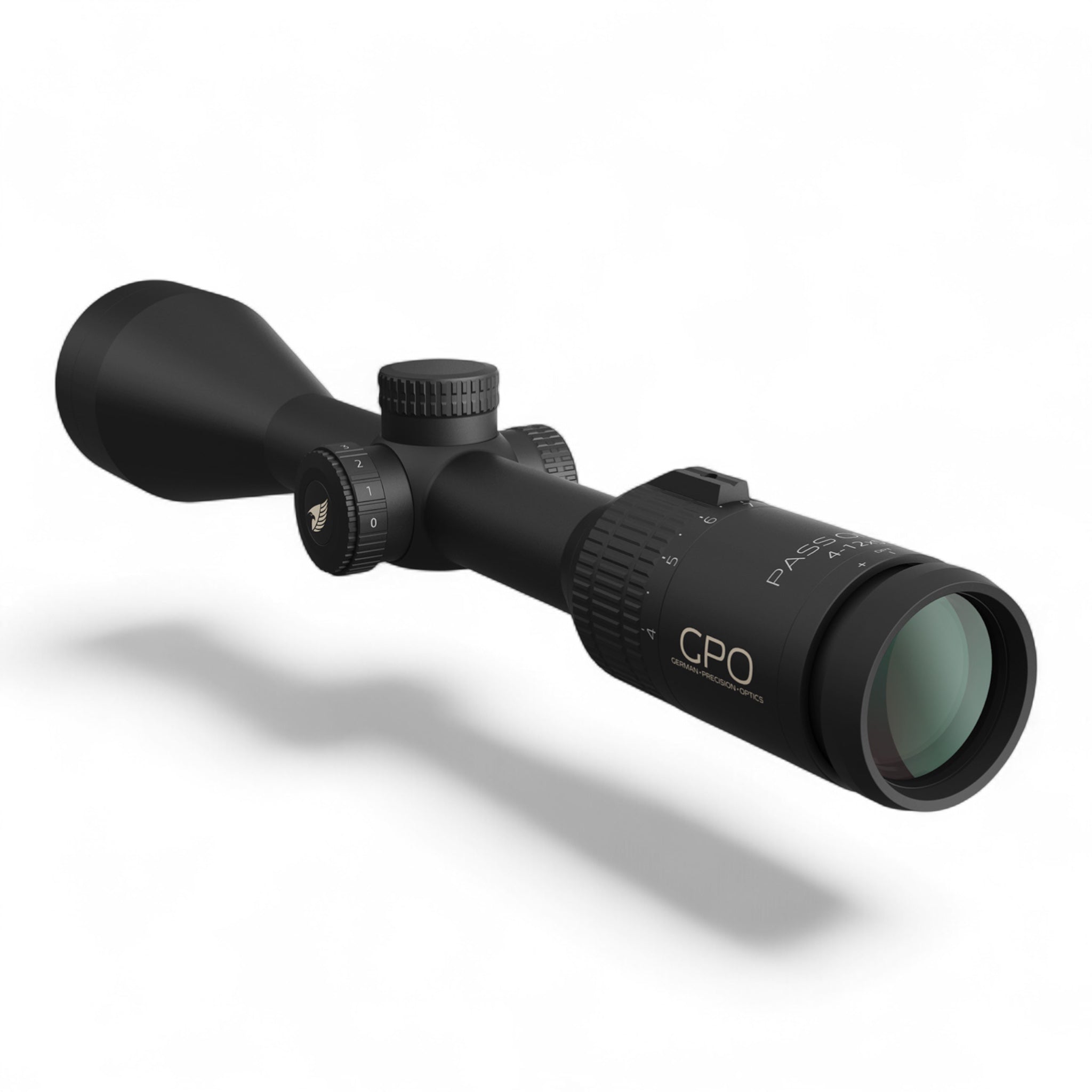 GPOGPO Passion 3x 4 - 12x50i Zielfernrohr 1 Zoll - Black Raptor