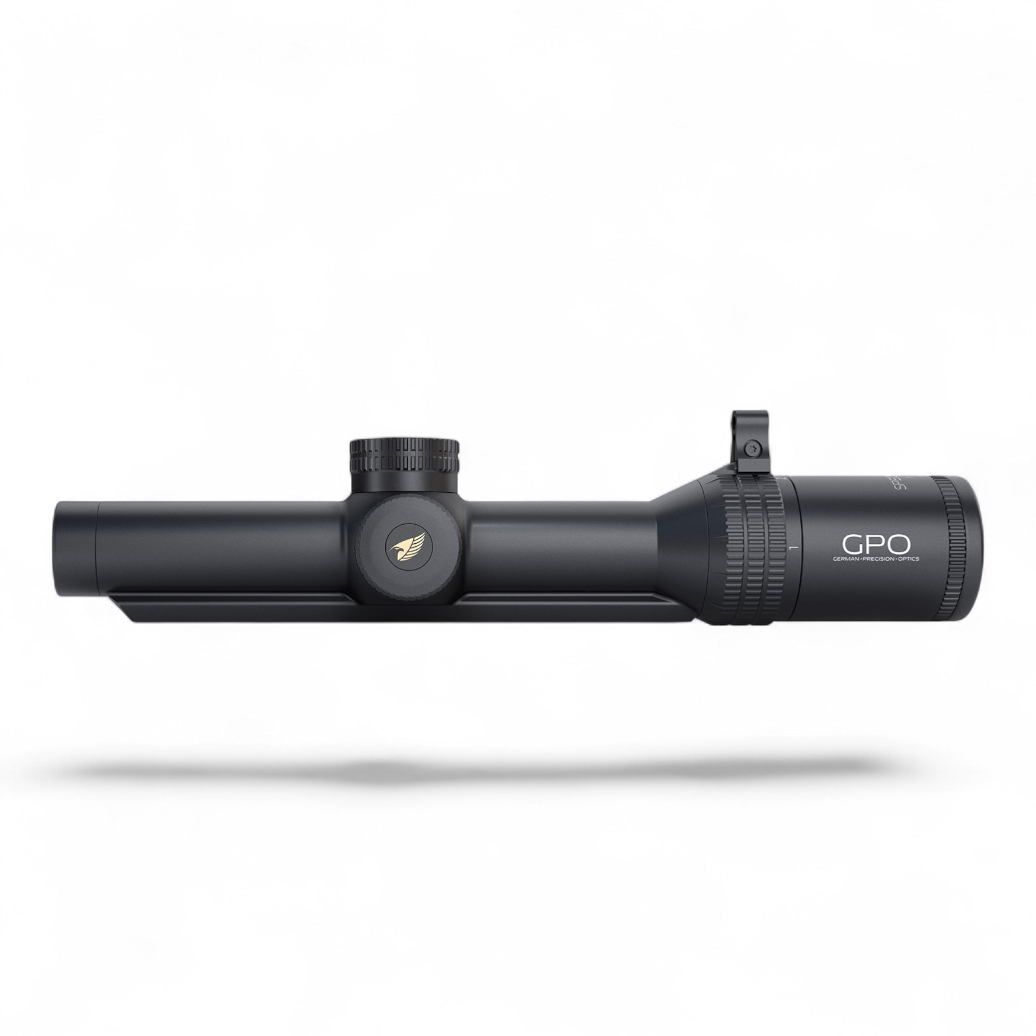 GPOGPO Spectra 8x 1 - 8x24i Zielfernrohr mit Schiene - Black Raptor