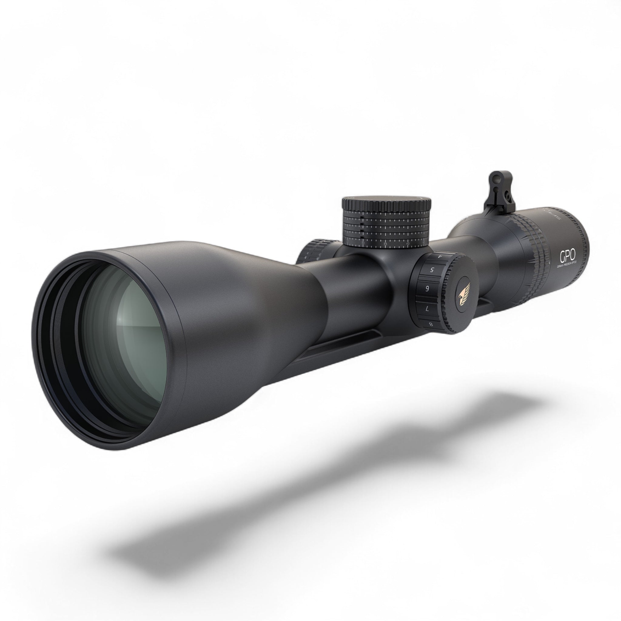GPOGPO Spectra 6x 2 - 12x50i Zielfernrohr mit Schiene - Black Raptor