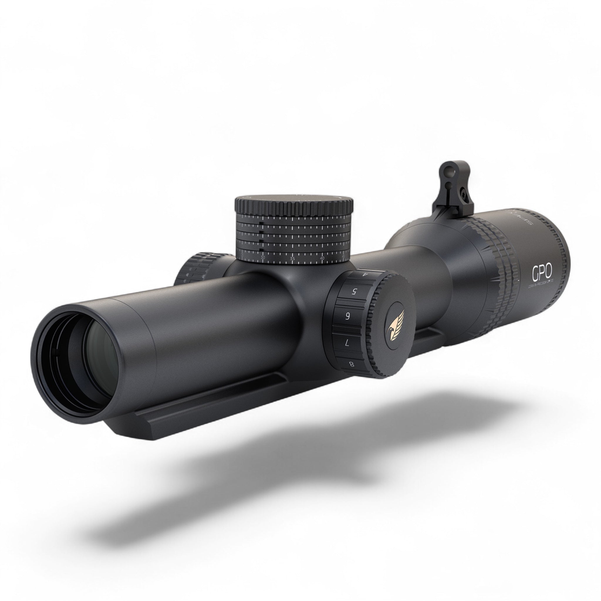 GPOGPO Spectra 6x 1 - 6x24i Zielfernrohr mit Schiene - Black Raptor