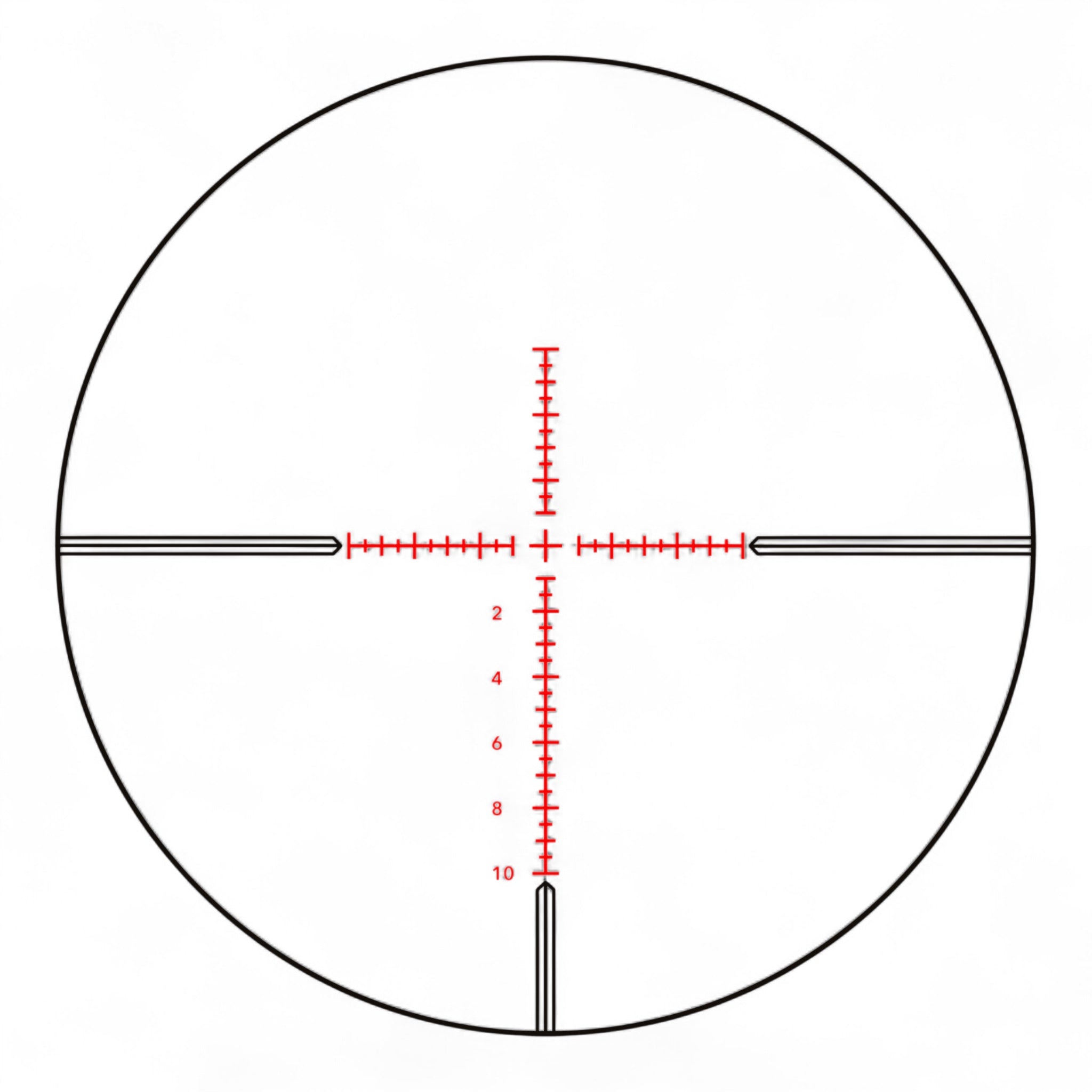 GPOGPO Spectra 6x 4,5 - 27x50 LR Pro FFP CW Zielfernrohr - Black Raptor