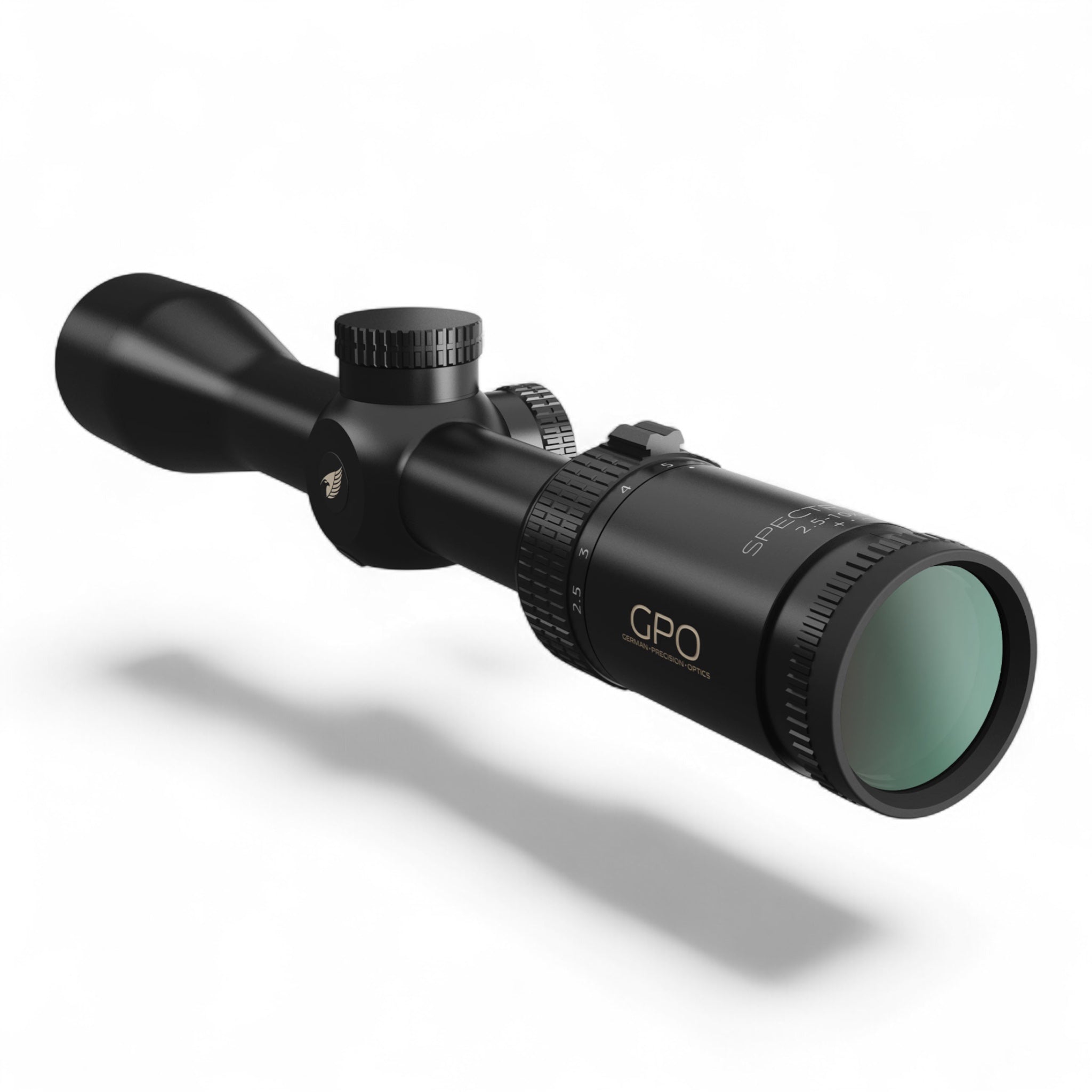 GPOGPO Spectra 4x 2,5 - 10x44i G4i Drop Zielfernrohr - Black Raptor