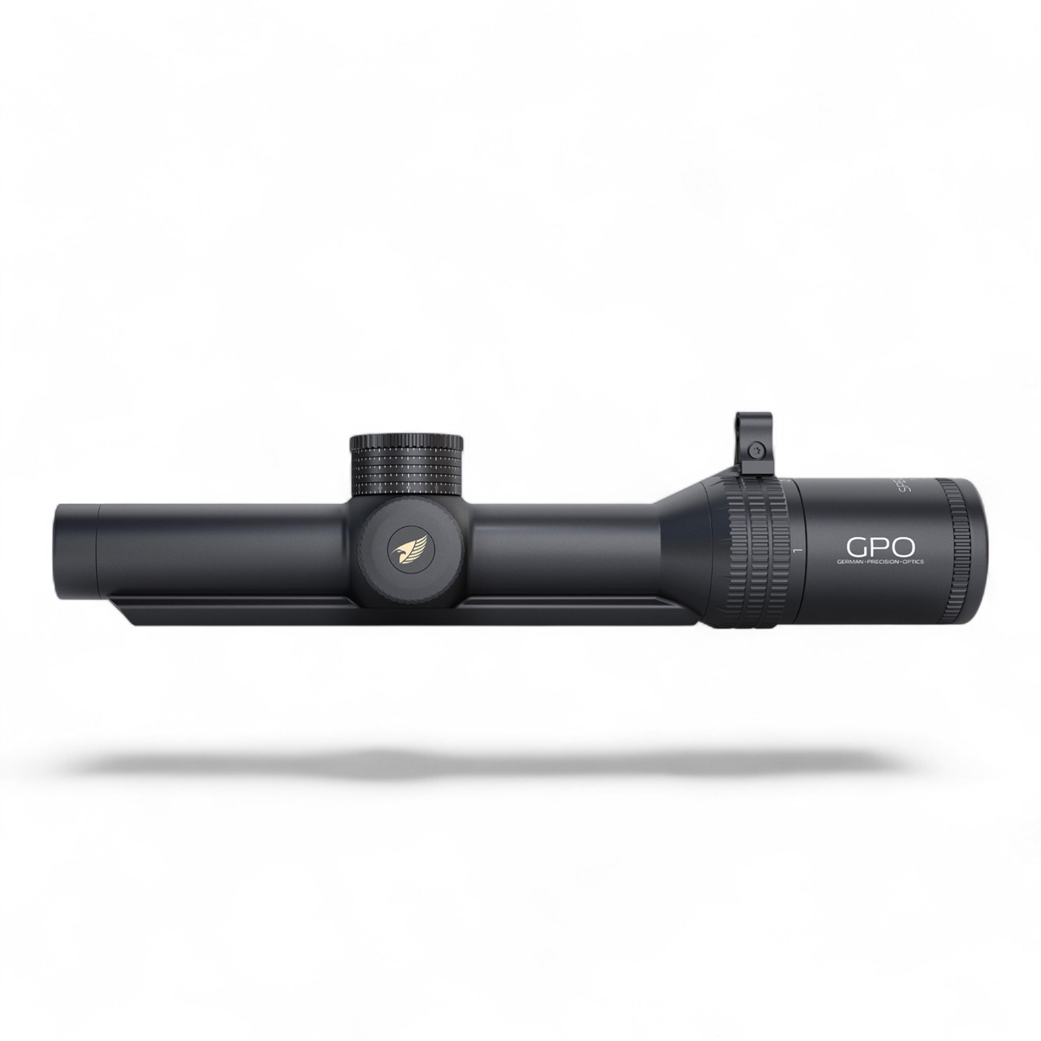 GPOGPO Spectra 8x 1 - 8x24i Zielfernrohr mit Schiene - Black Raptor