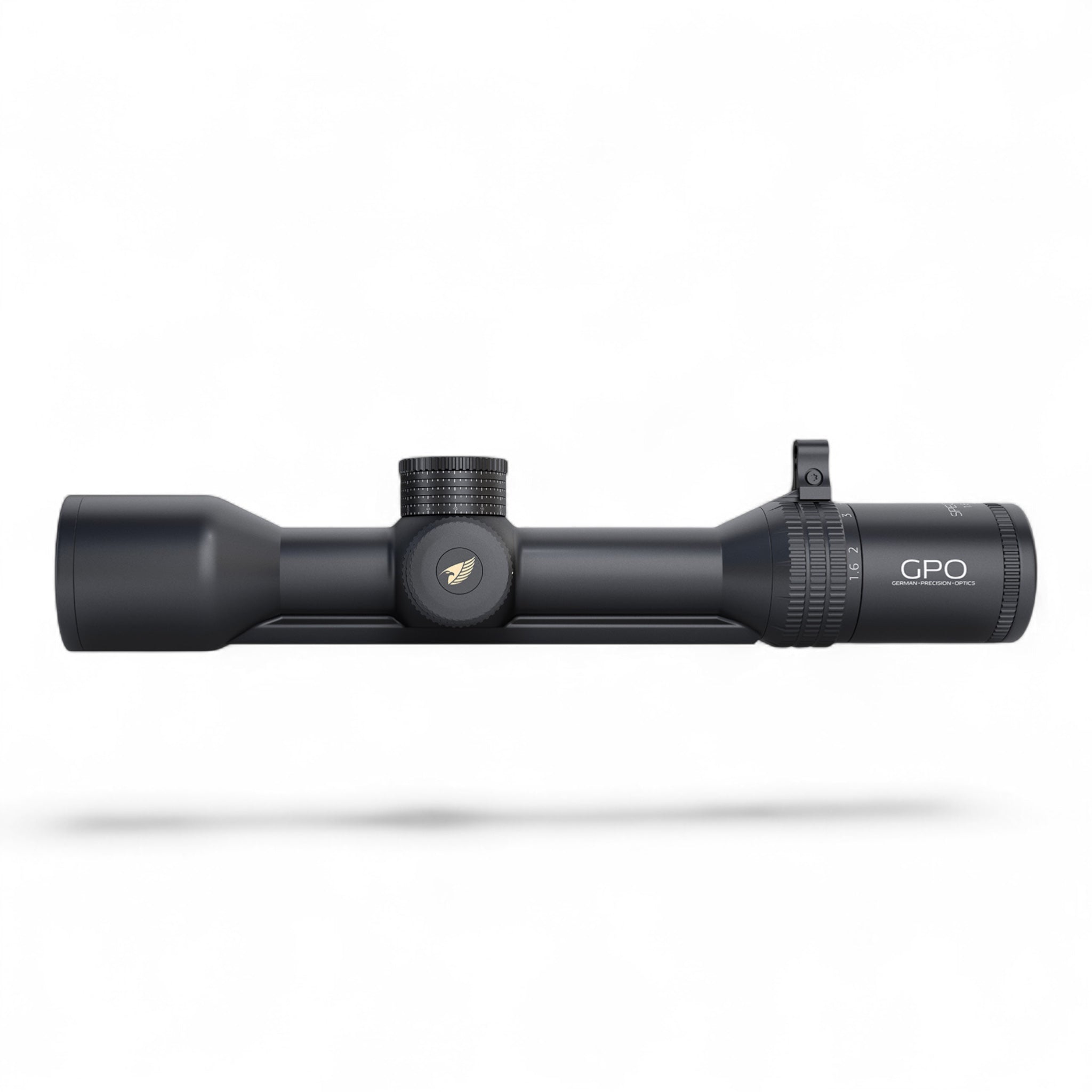 GPOGPO Spectra 8x 1,6 - 13x44i Zielfernrohr mit Schiene - Black Raptor