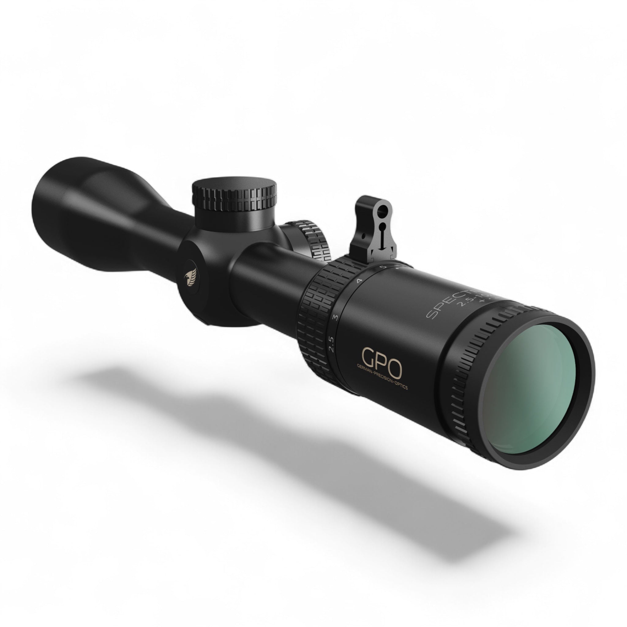 GPOGPO Spectra 4x 2,5 - 10x44i G4i Drop Zielfernrohr - Black Raptor