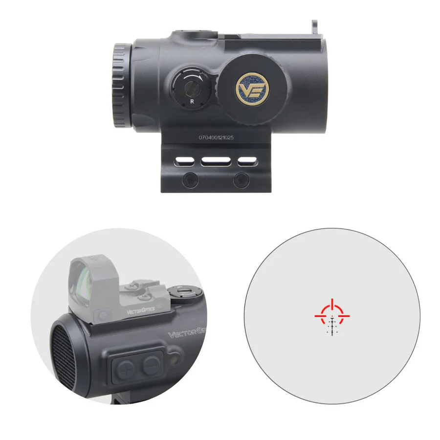 VectorOpticsVector Optics SCPS - M04 Paragon 4x24 Micro Prism Scope - Black Raptor